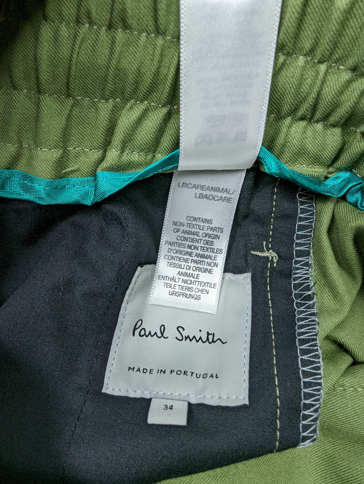 PAUL SMITH Mens Combat Cargo Trousers - green