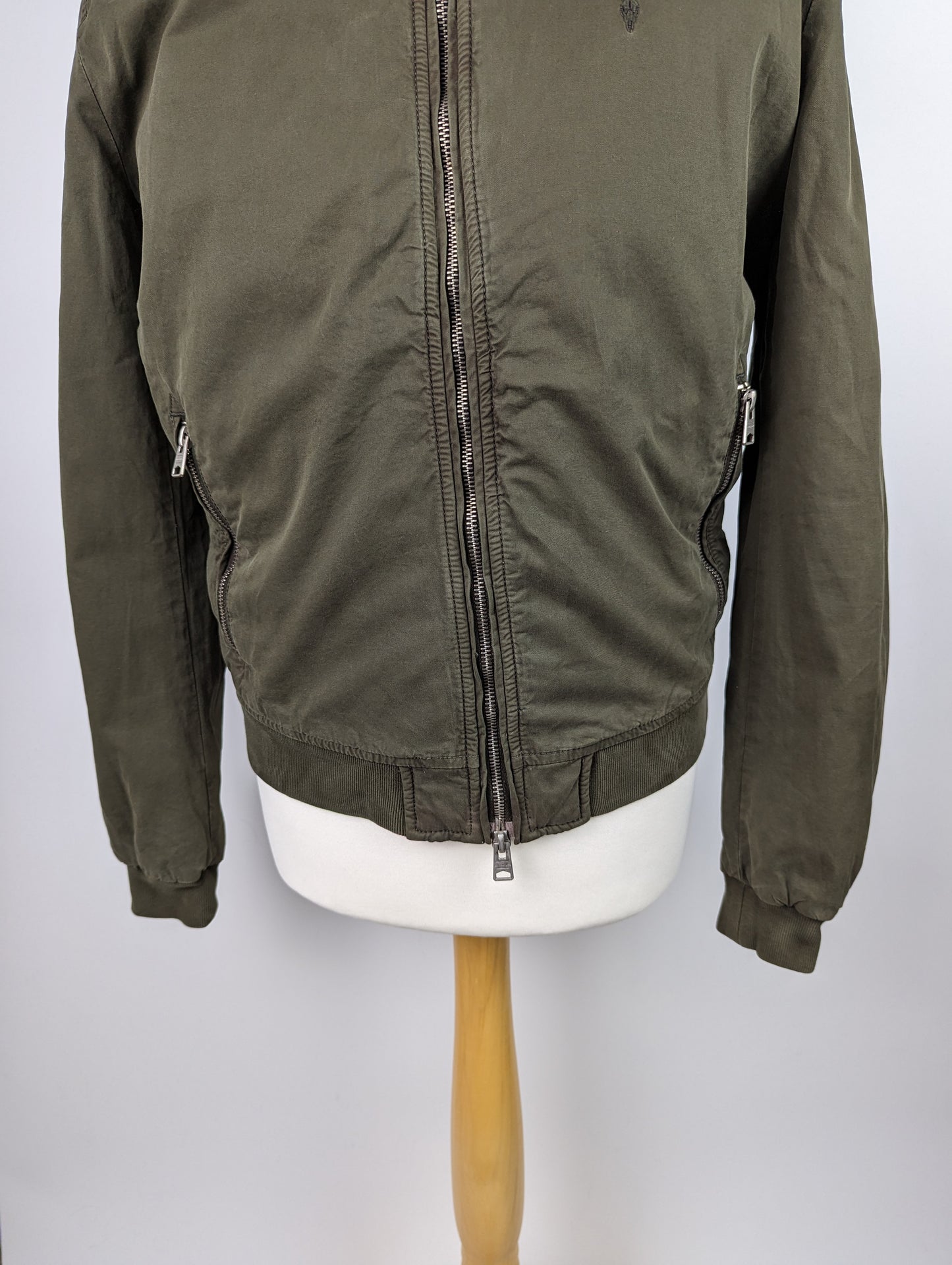 ALL SAINTS Bomber Jacket - Khaki Green