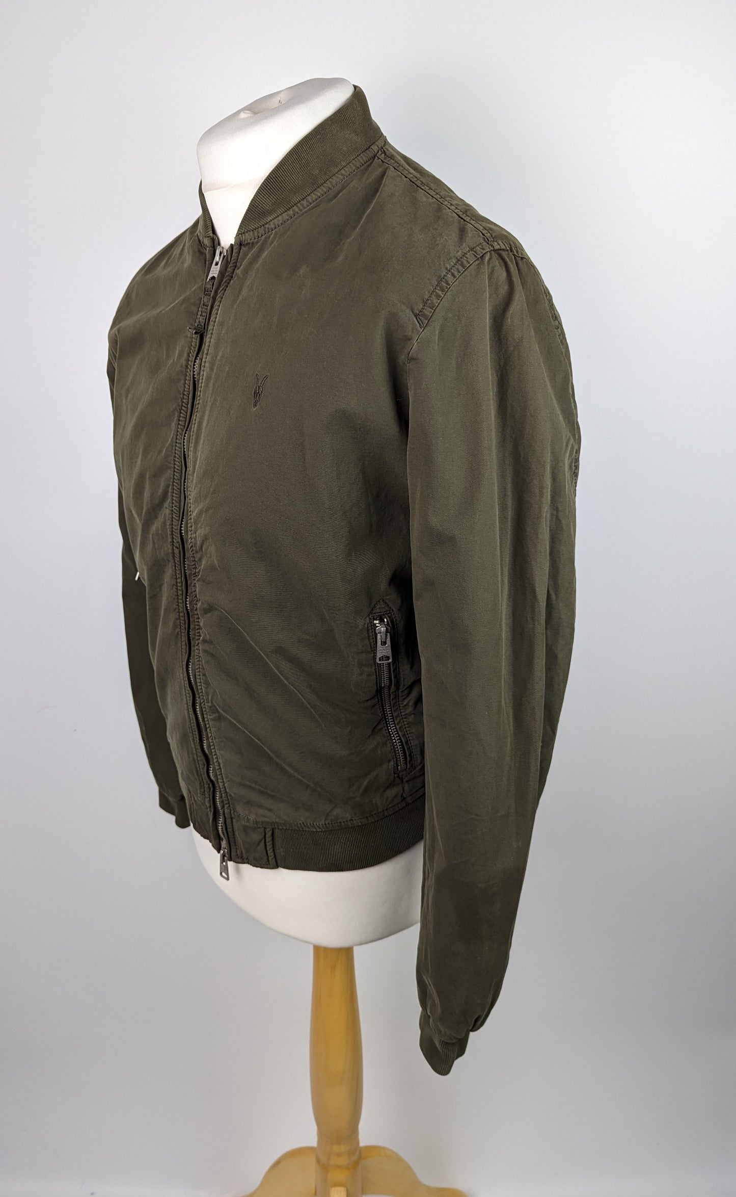 ALL SAINTS Bomber Jacket - Khaki Green