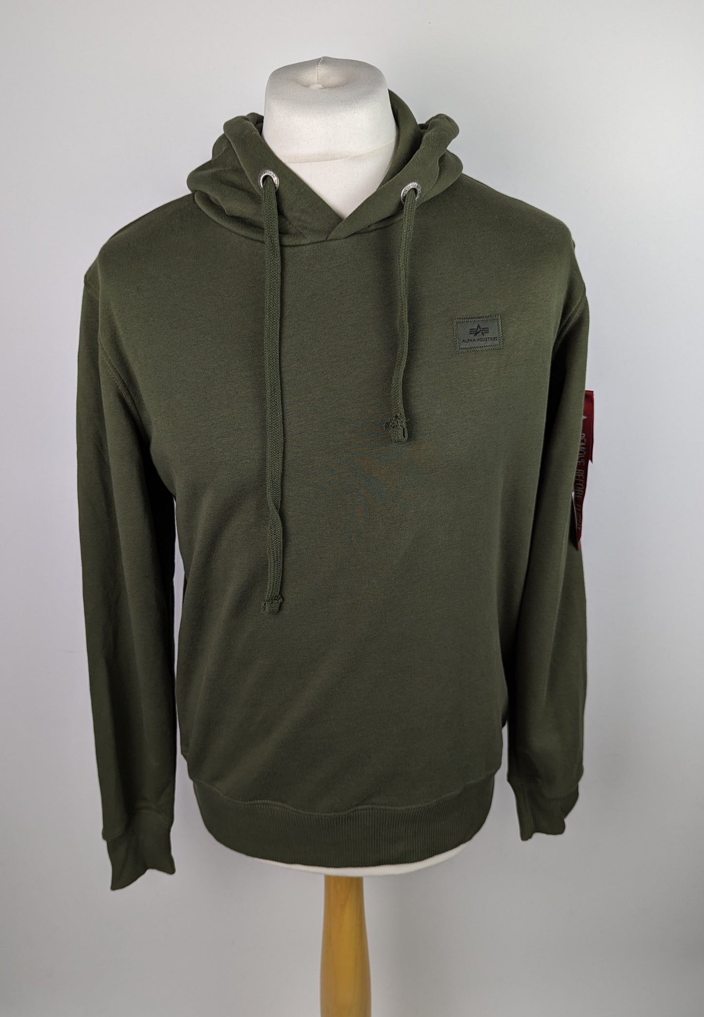 ALPHA INDUSTRIES Men's X Fit Hoodie - Dark Green