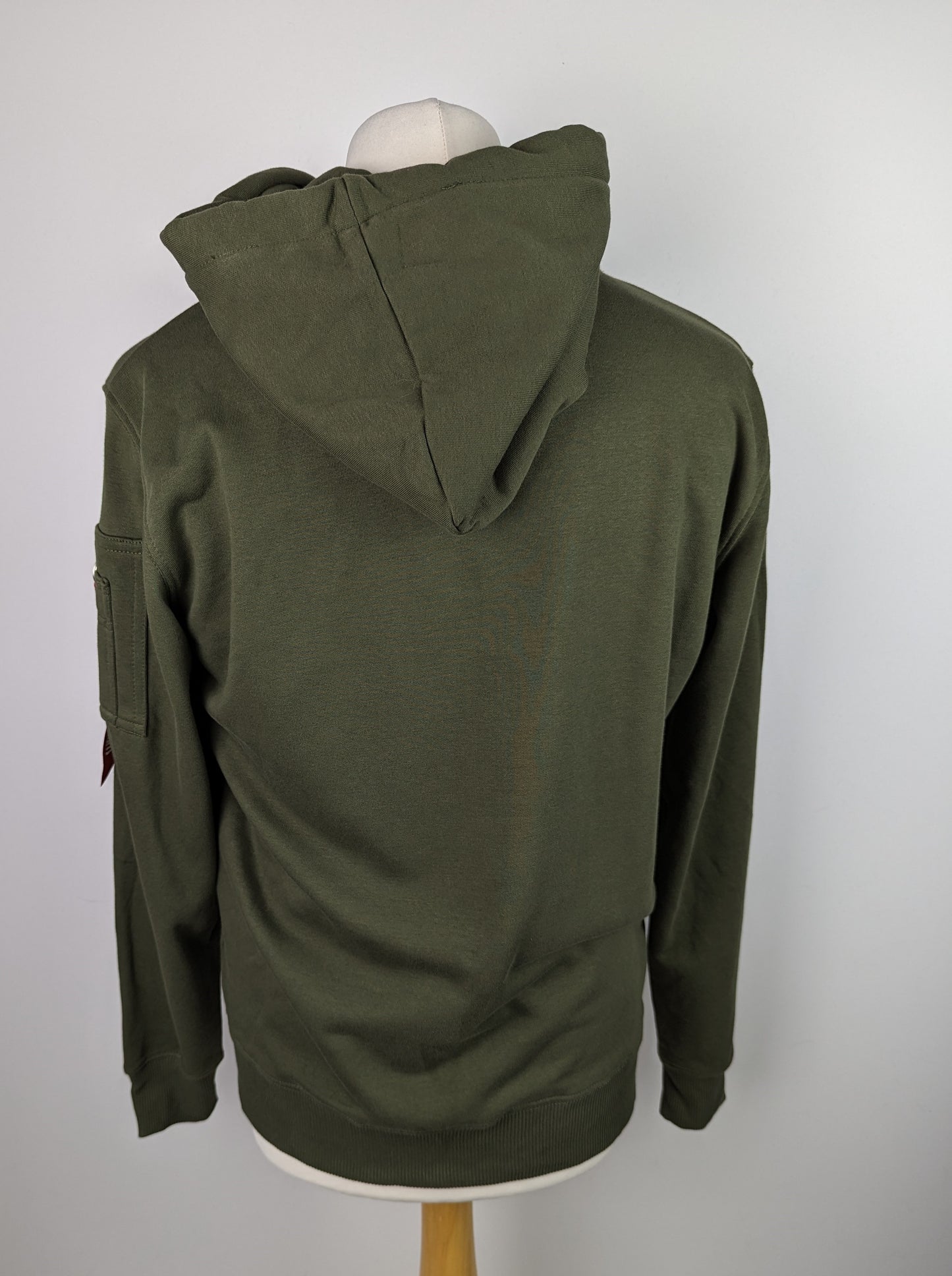 ALPHA INDUSTRIES Men's X Fit Hoodie - Dark Green