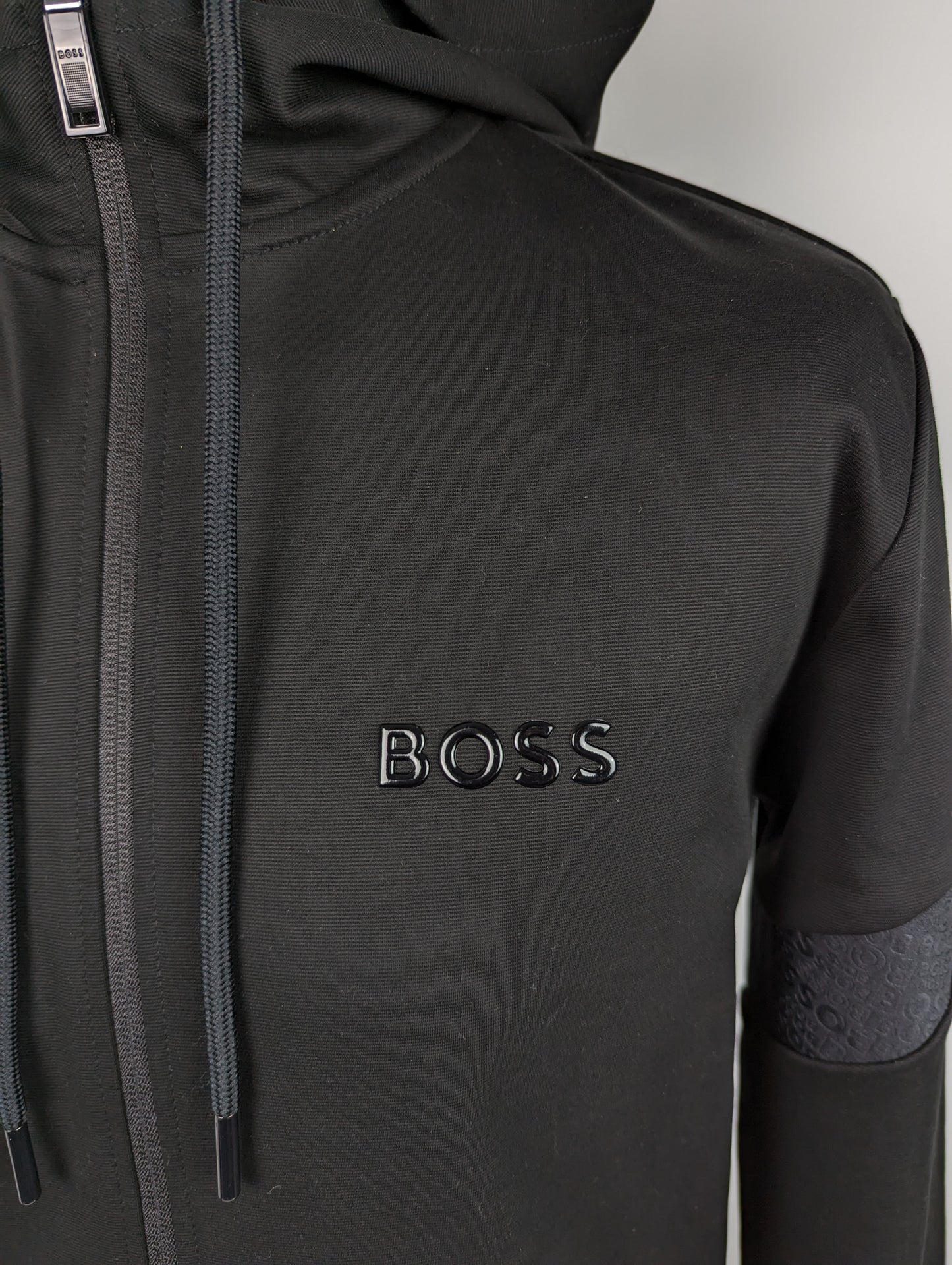 BOSS Mens Saggy Mirror Hoodie - Black