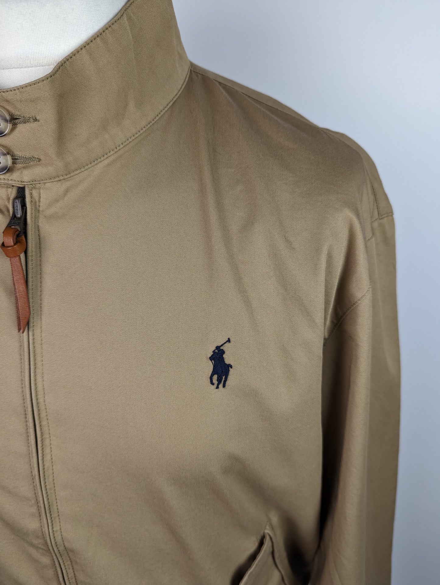 POLO RALPH LAUREN Mens Windbreak Line Jacket - Tan