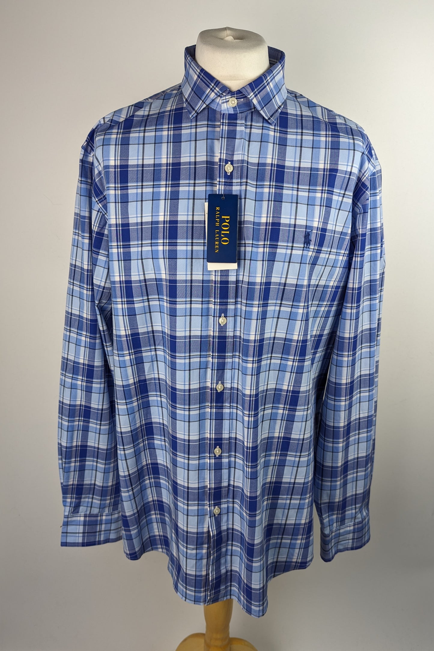 POLO RALPH LAUREN Mens Slim Fit Shirt - Blue