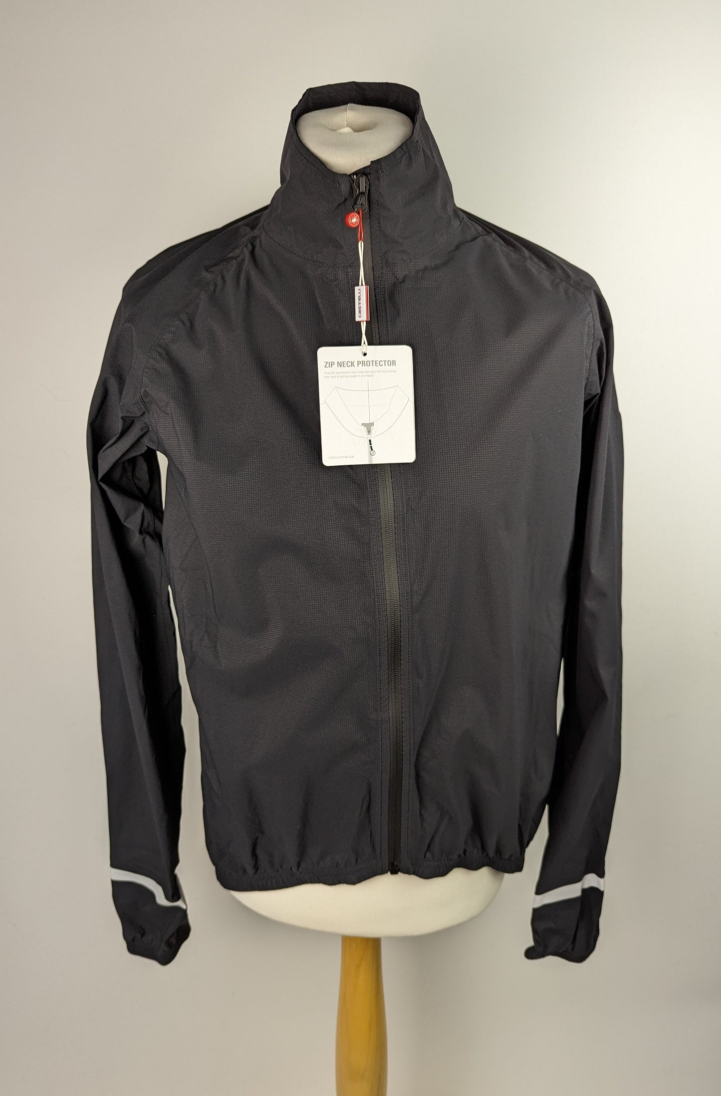 Castelli Mens Emergency 2 Rain Jacket - Black