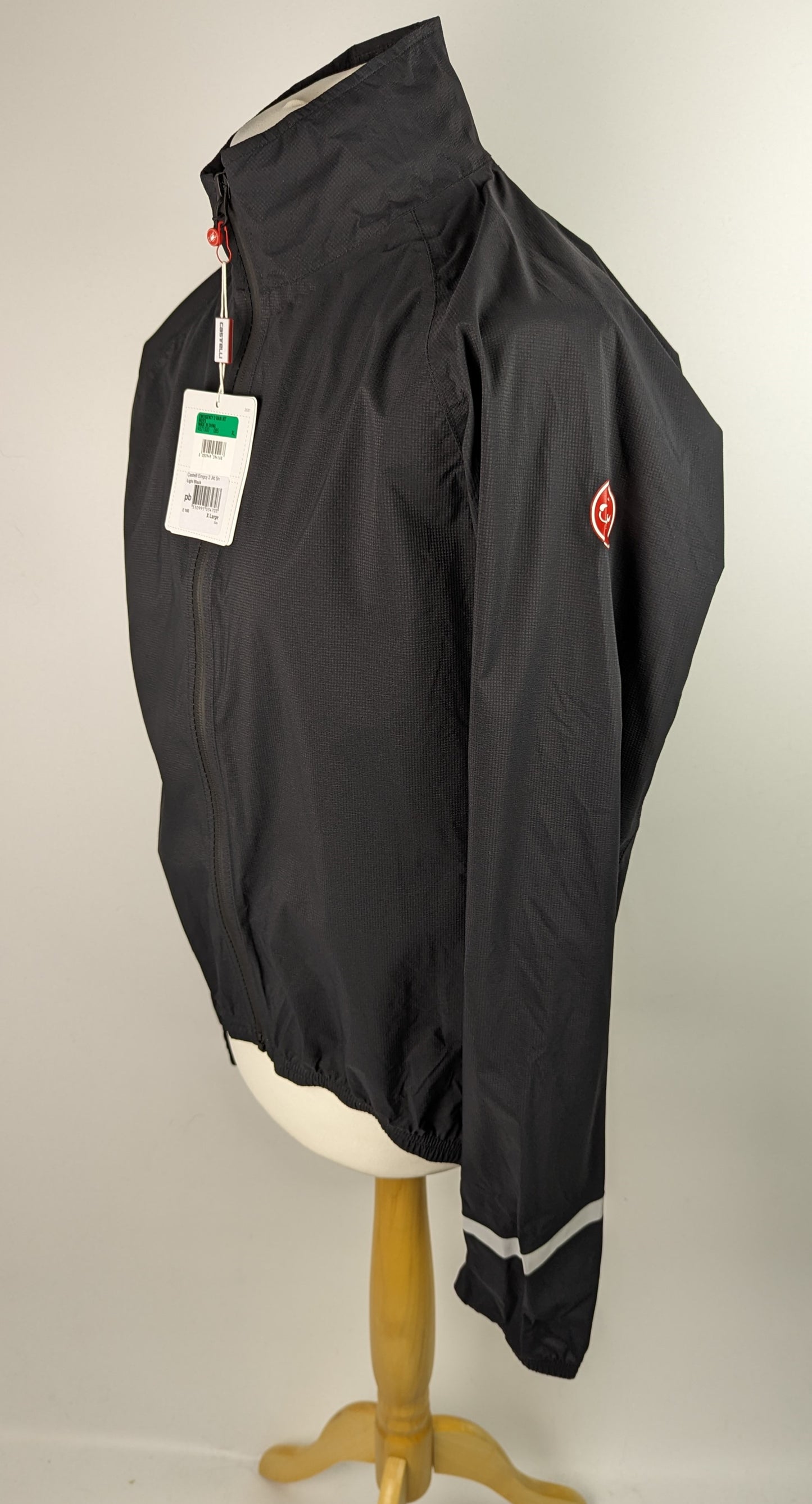 Castelli Mens Emergency 2 Rain Jacket - Black