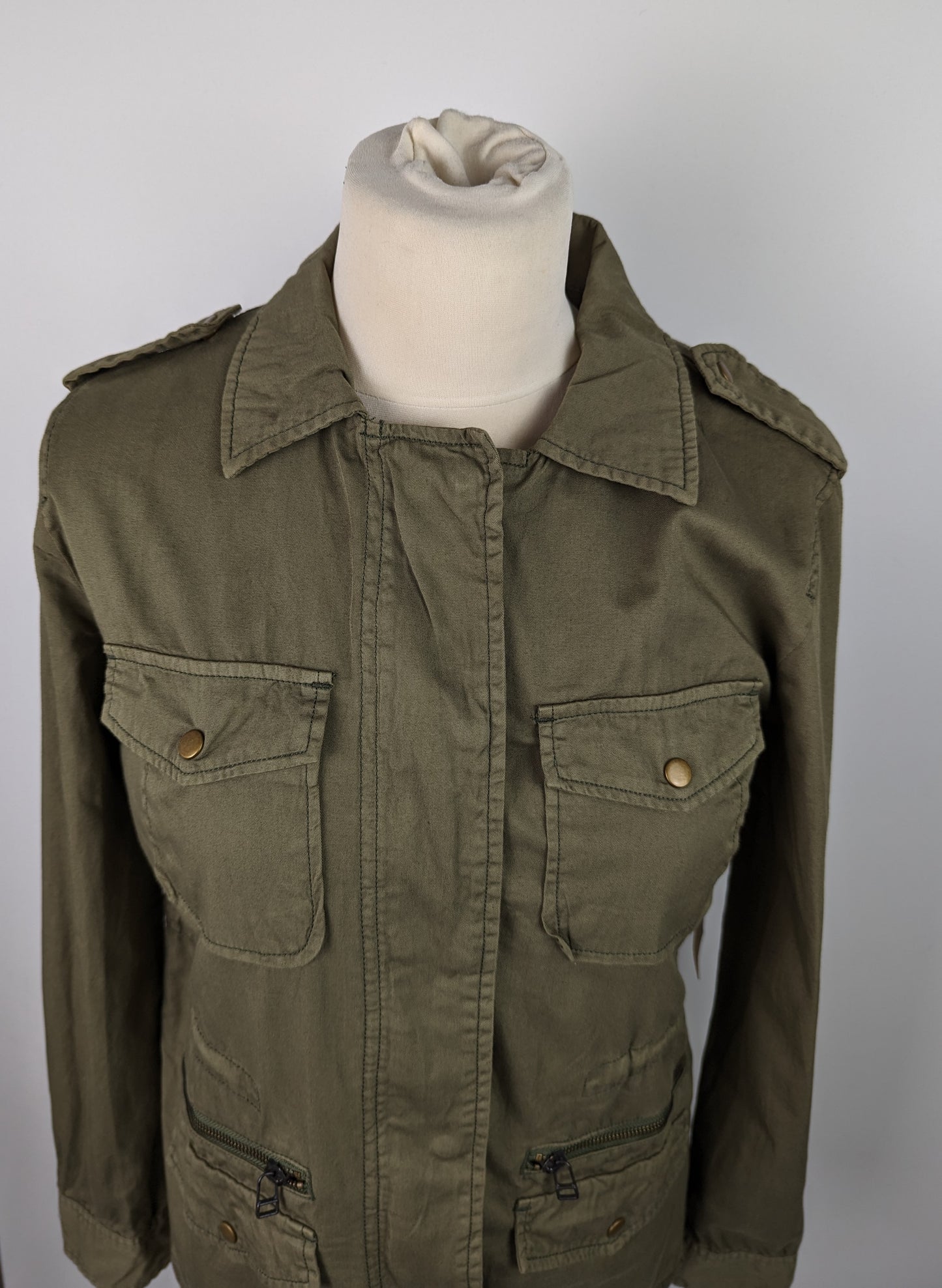 VELVET BY GRAHAM & SPENCER Army Jacket - Green