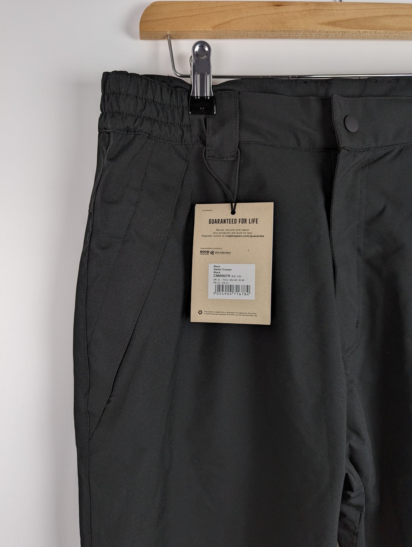 Craghoppers Mens Stefan Waterproof Trouser - Black