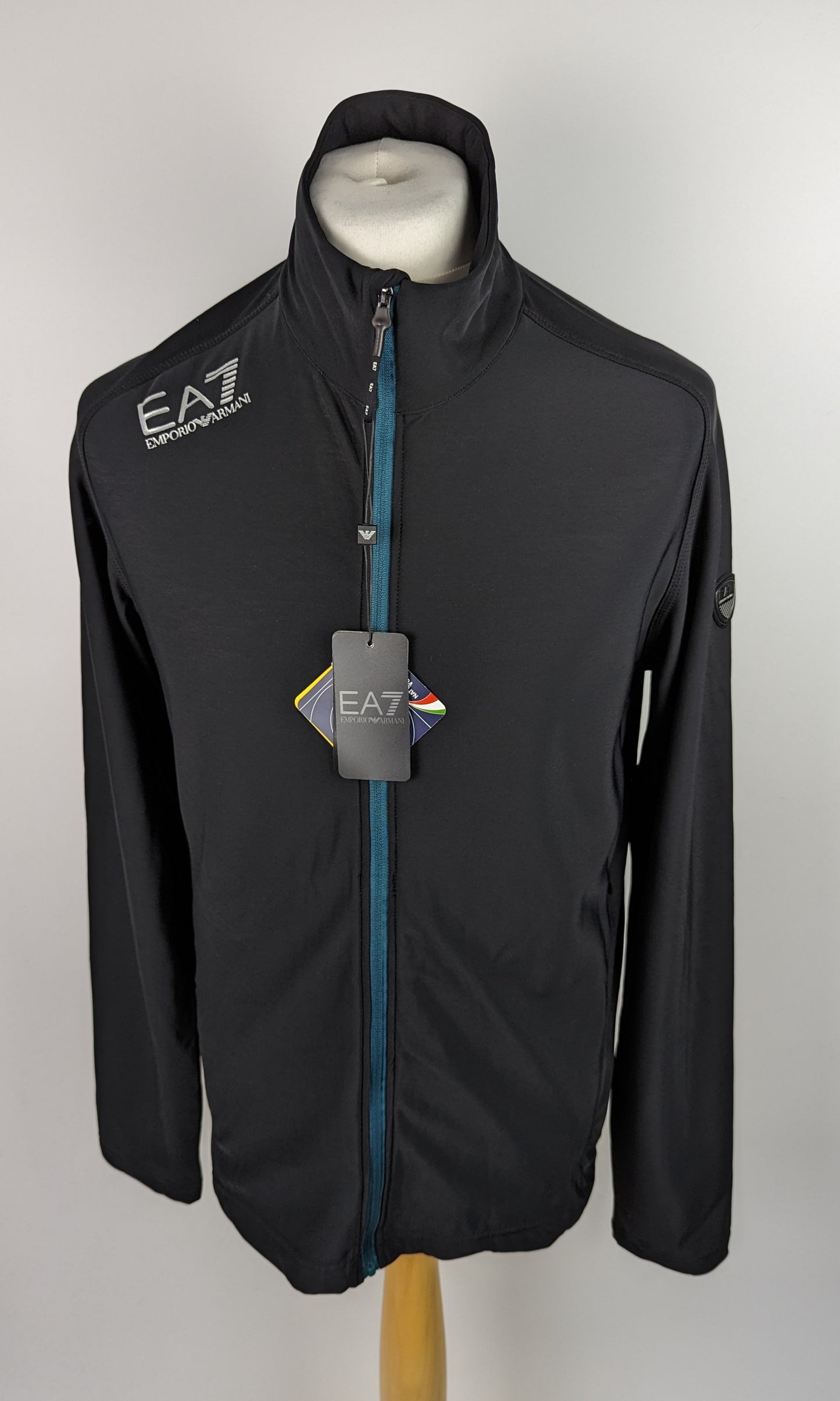 EA7 Emporio Armani Tech Ski Fleece Jacket Mens - Black