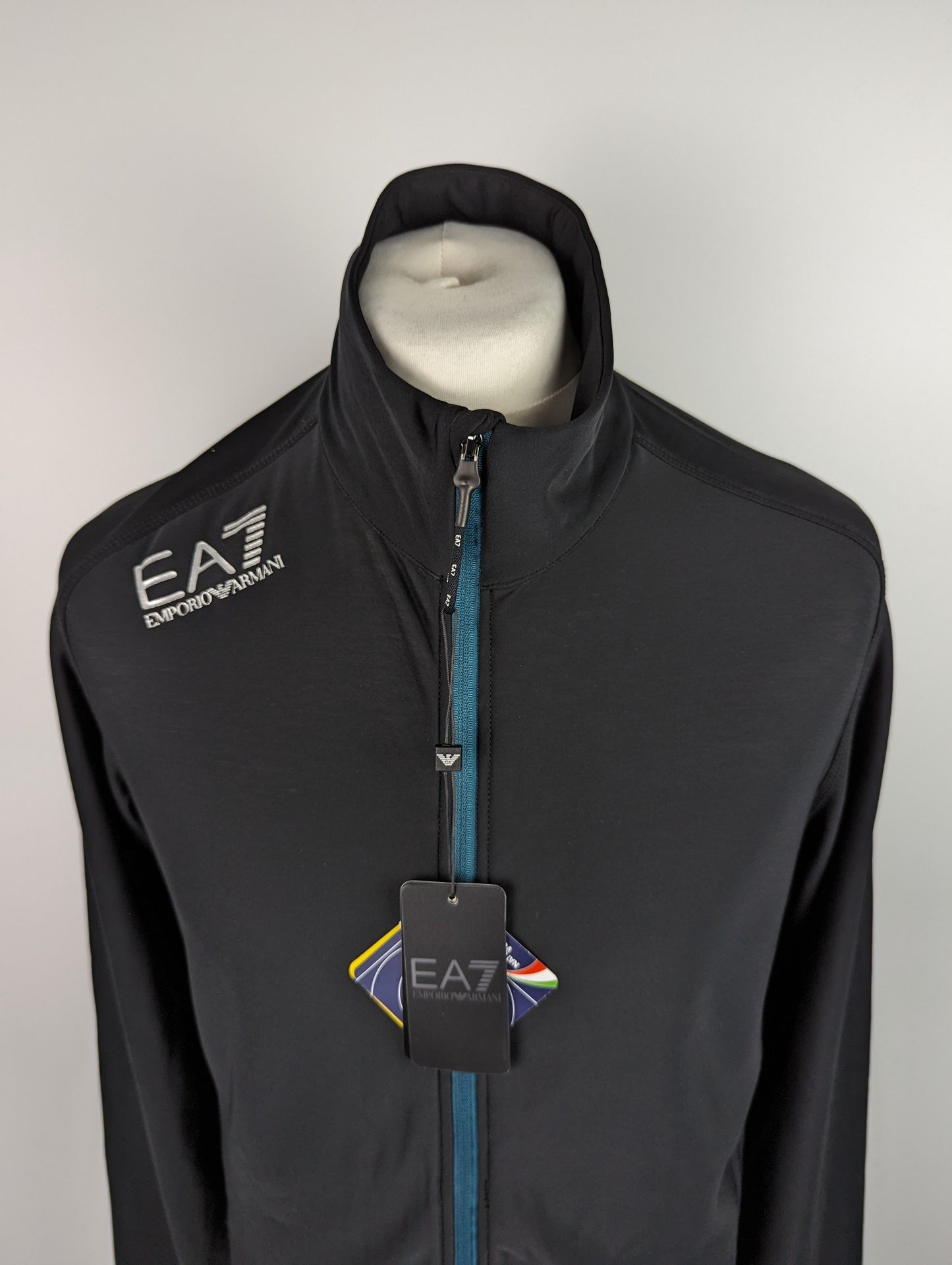 EA7 Emporio Armani Tech Ski Fleece Jacket Mens - Black