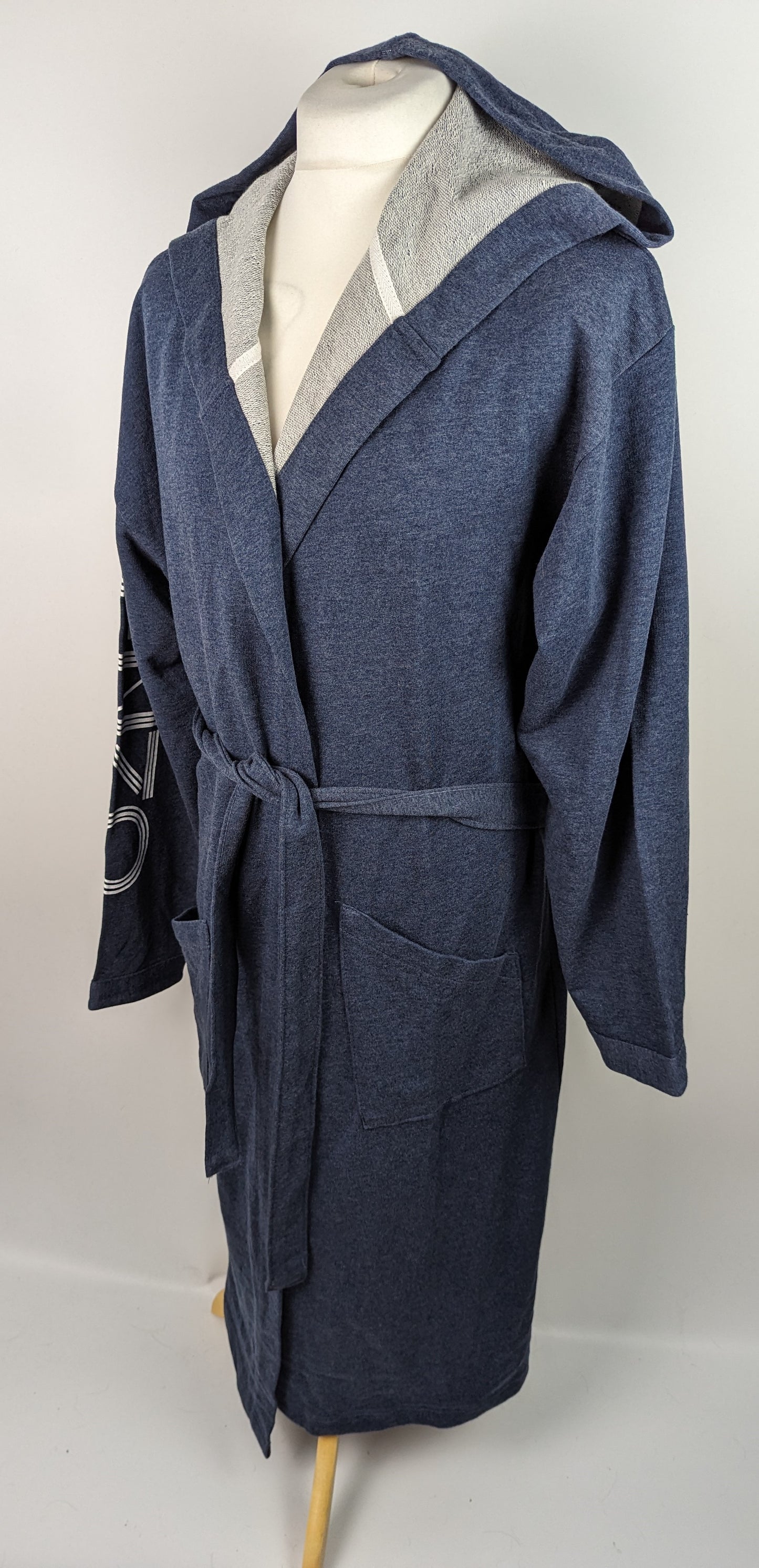 KENZO Paris Mens Dressing Gown - Blue