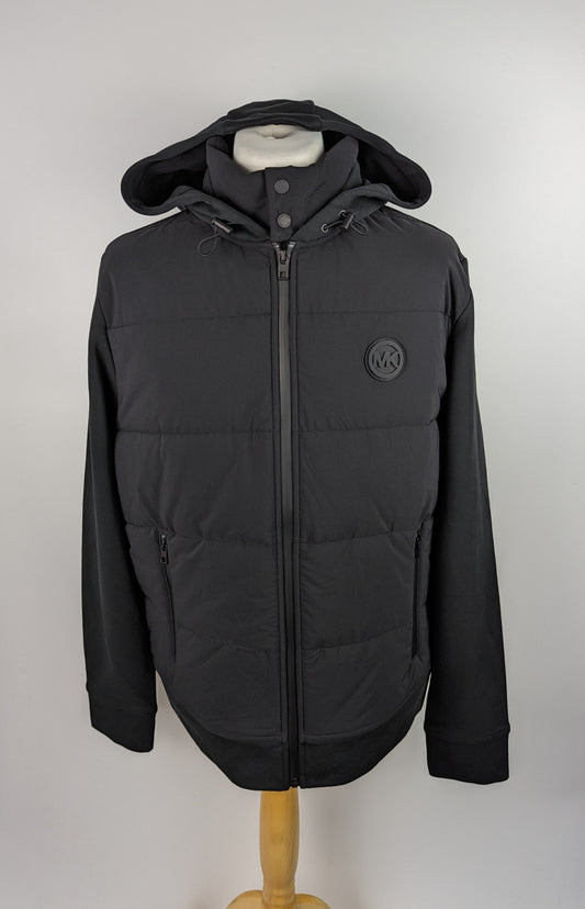 Michael Kors Mens Victory Padded Puffer Jacket - Black