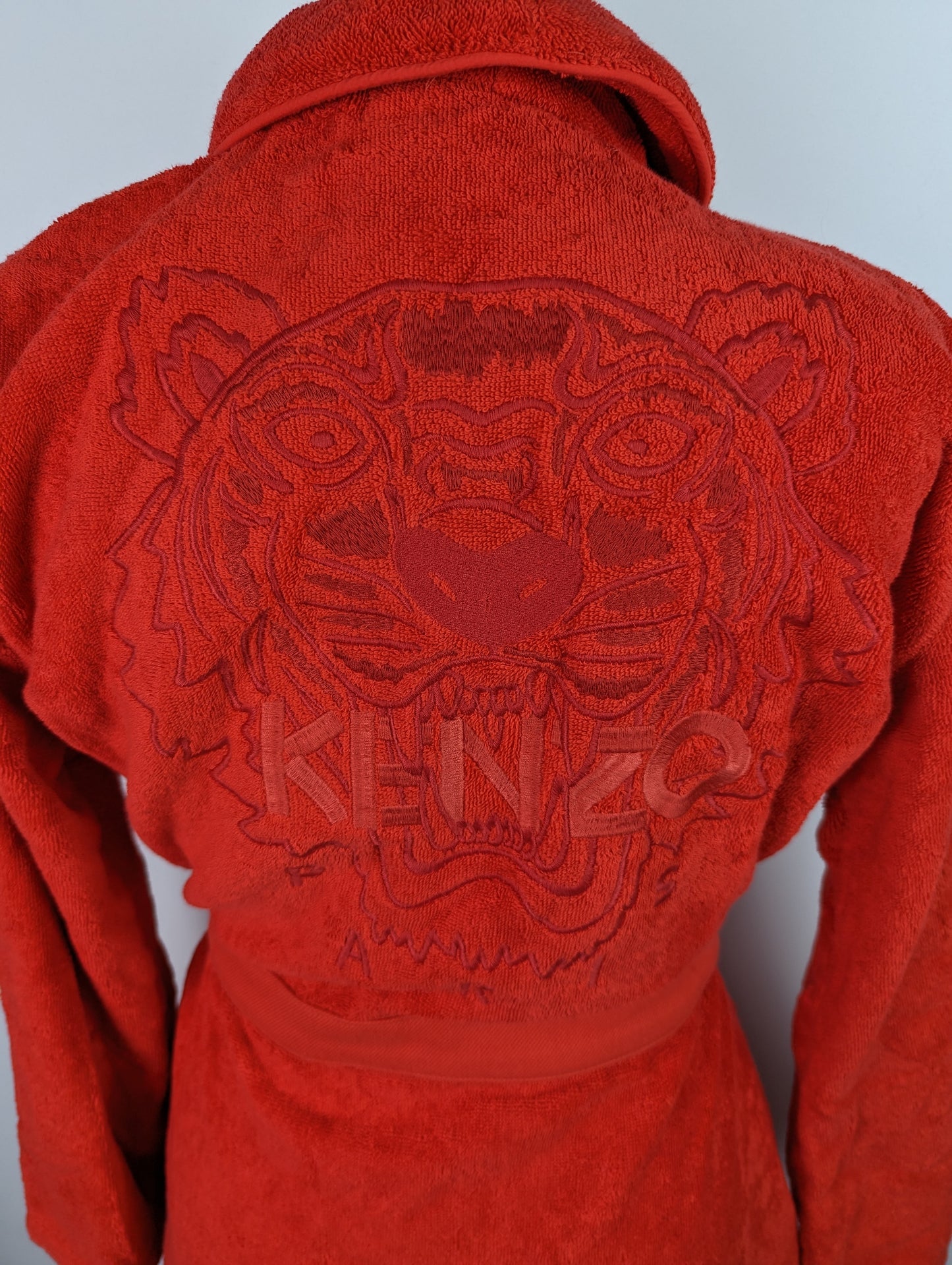 KENZO Womens Iconic Kimono Dressing Gown - Red