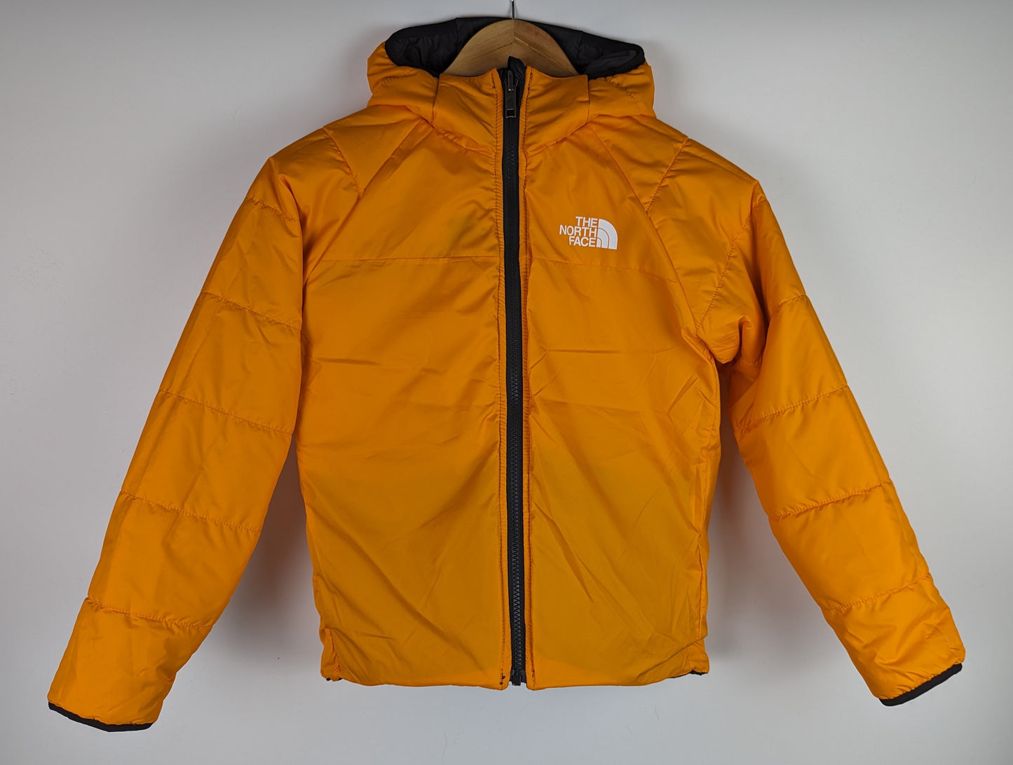 THE NORTH FACE Boys Reversible Perrito Jacket - Black / Cone Orange