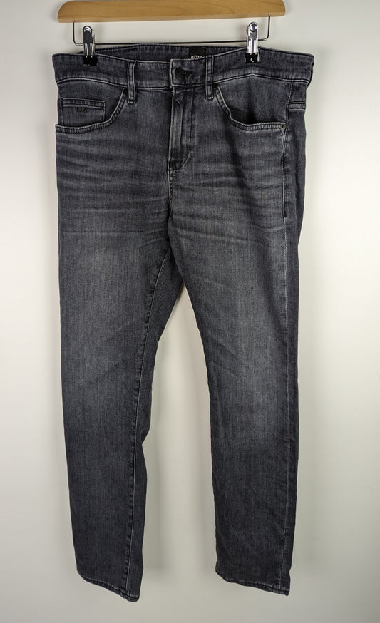 BOSS Mens Delaware Slim Fit Jeans - Grey