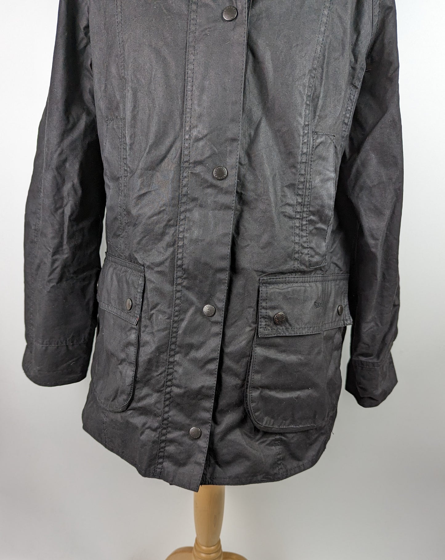 BARBOUR Womens Beadnell® Wax Jacket - Black