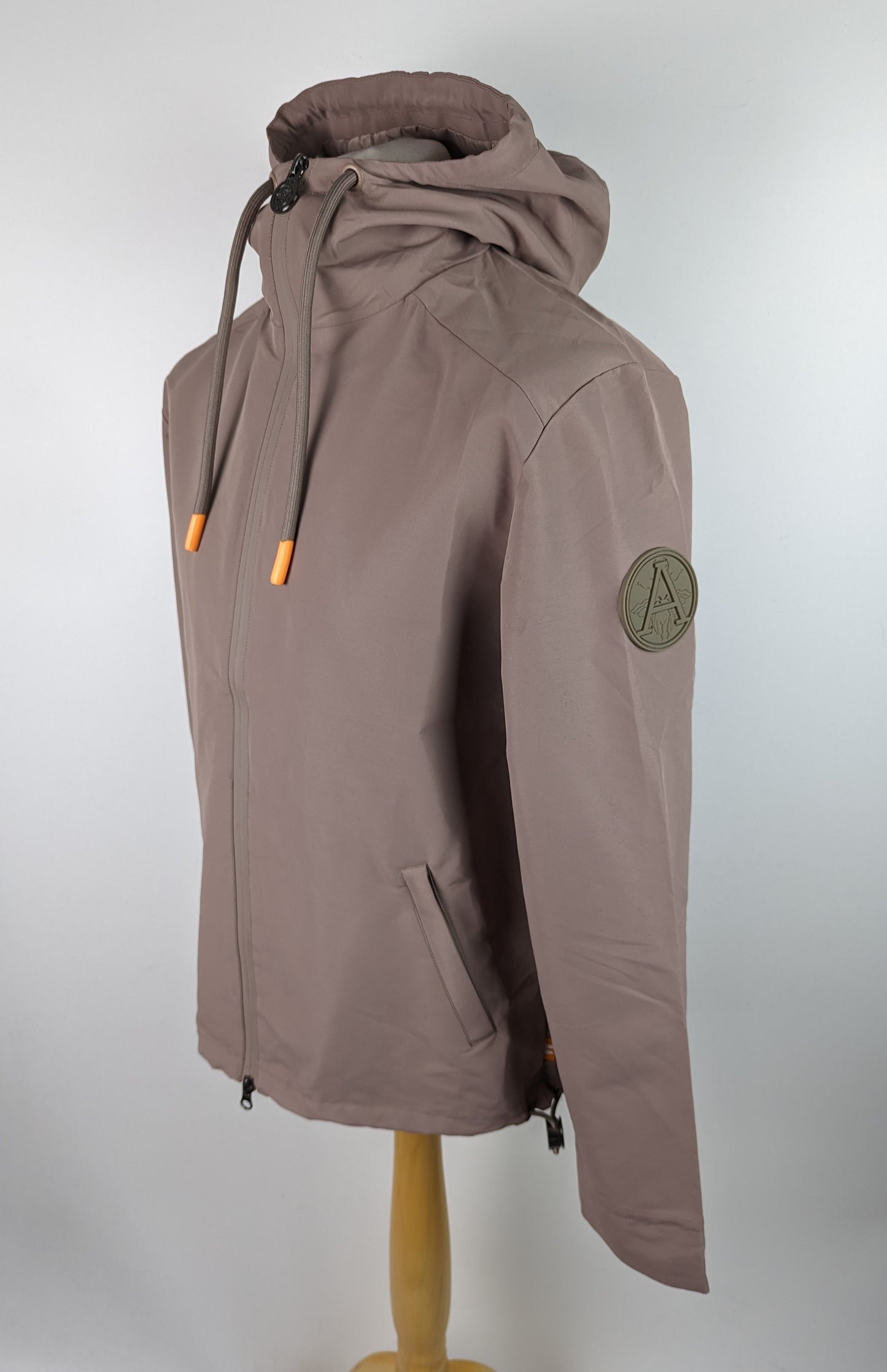 ARCTIC ARMY Arctic Zip Windbreaker - Taupe