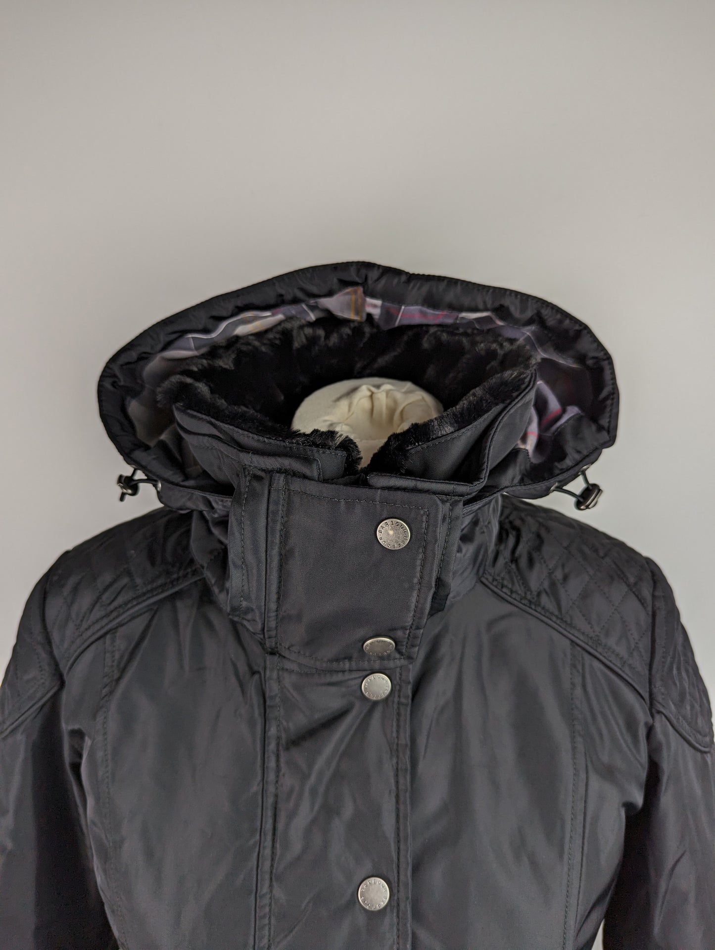 BARBOUR INTERNATIONAL Womens Outlaw Jacket - Black