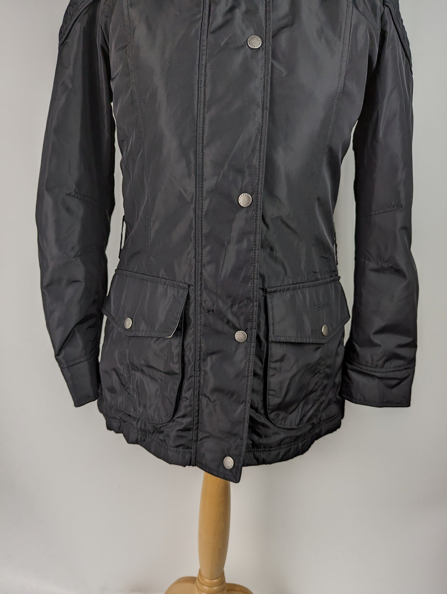 BARBOUR INTERNATIONAL Womens Outlaw Jacket - Black