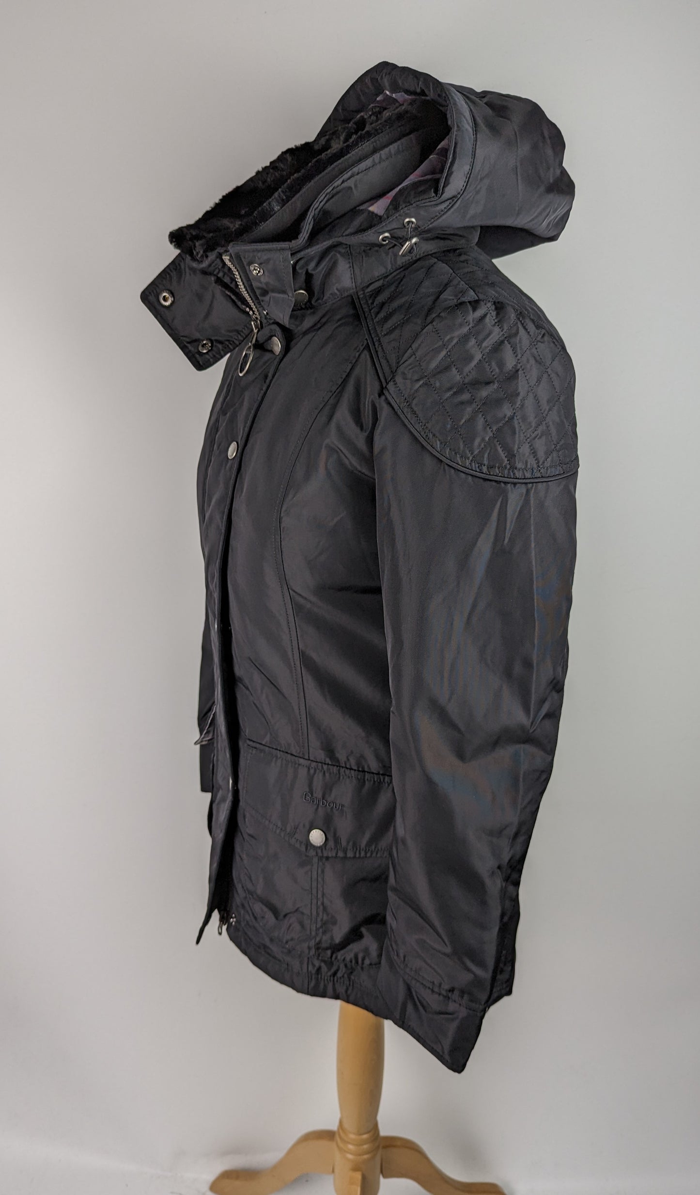 BARBOUR INTERNATIONAL Womens Outlaw Jacket - Black