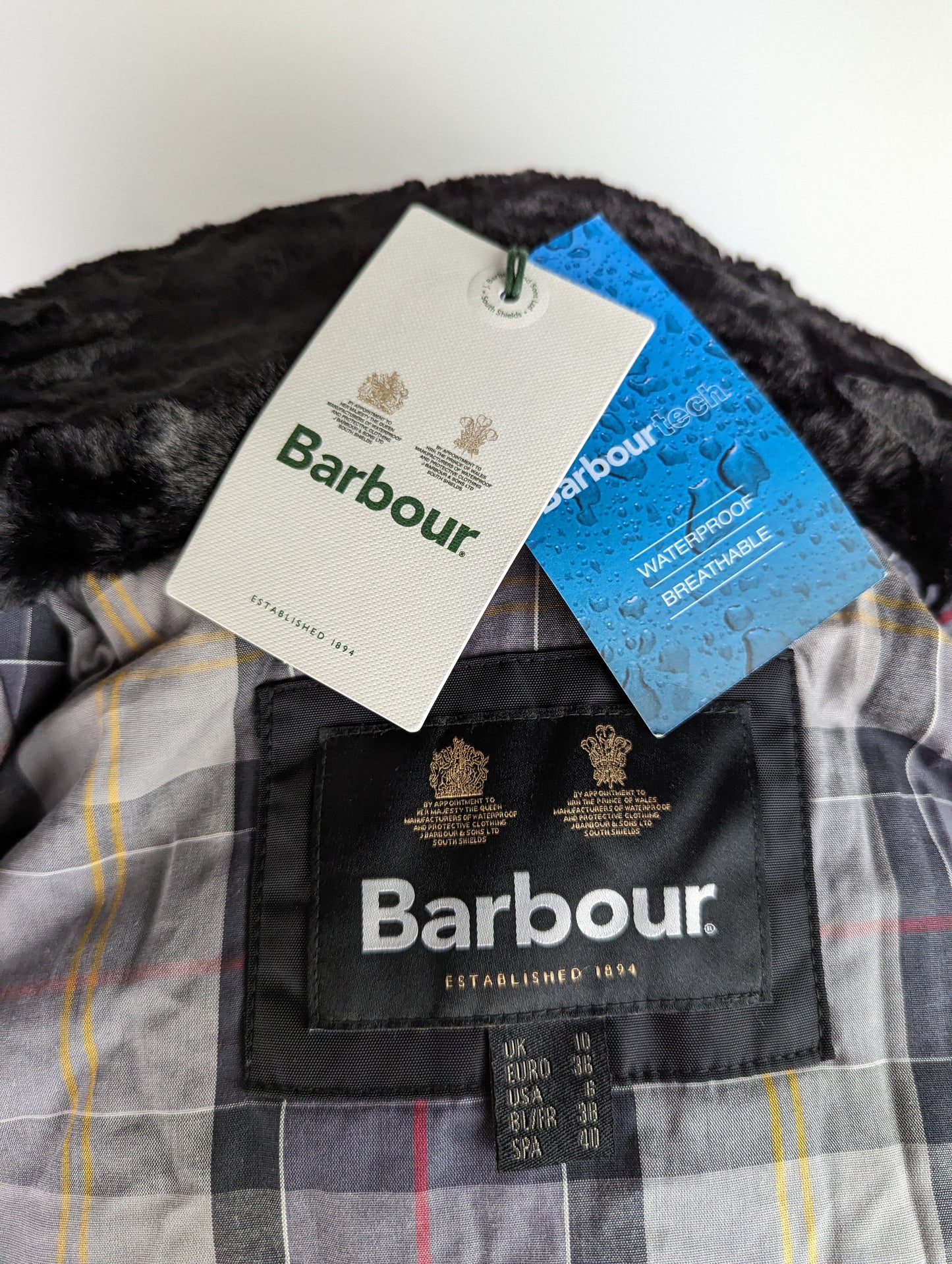 BARBOUR INTERNATIONAL Womens Outlaw Jacket - Black