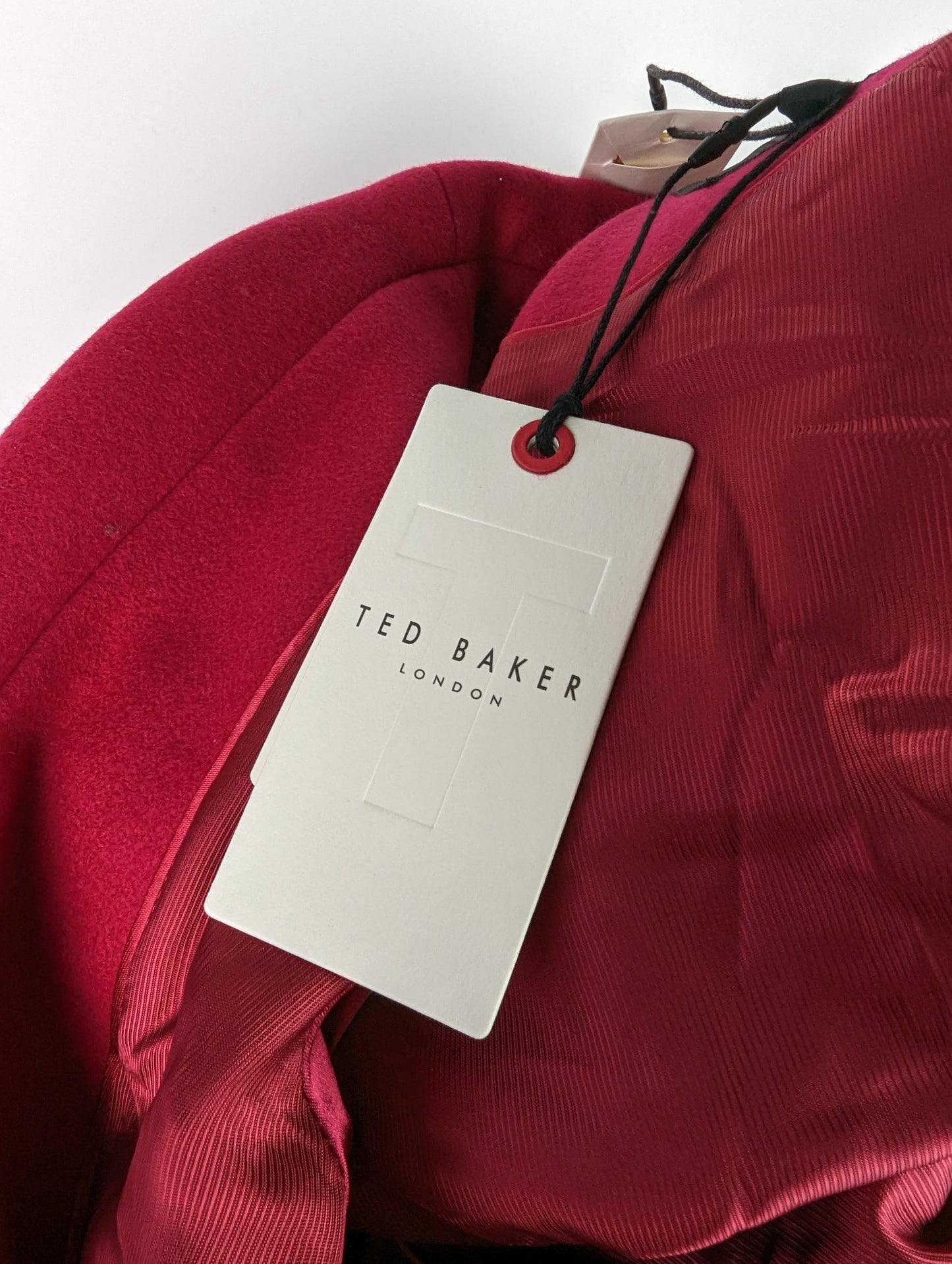 Ted Baker Womens Rose Wool Jacket - Deep Pink