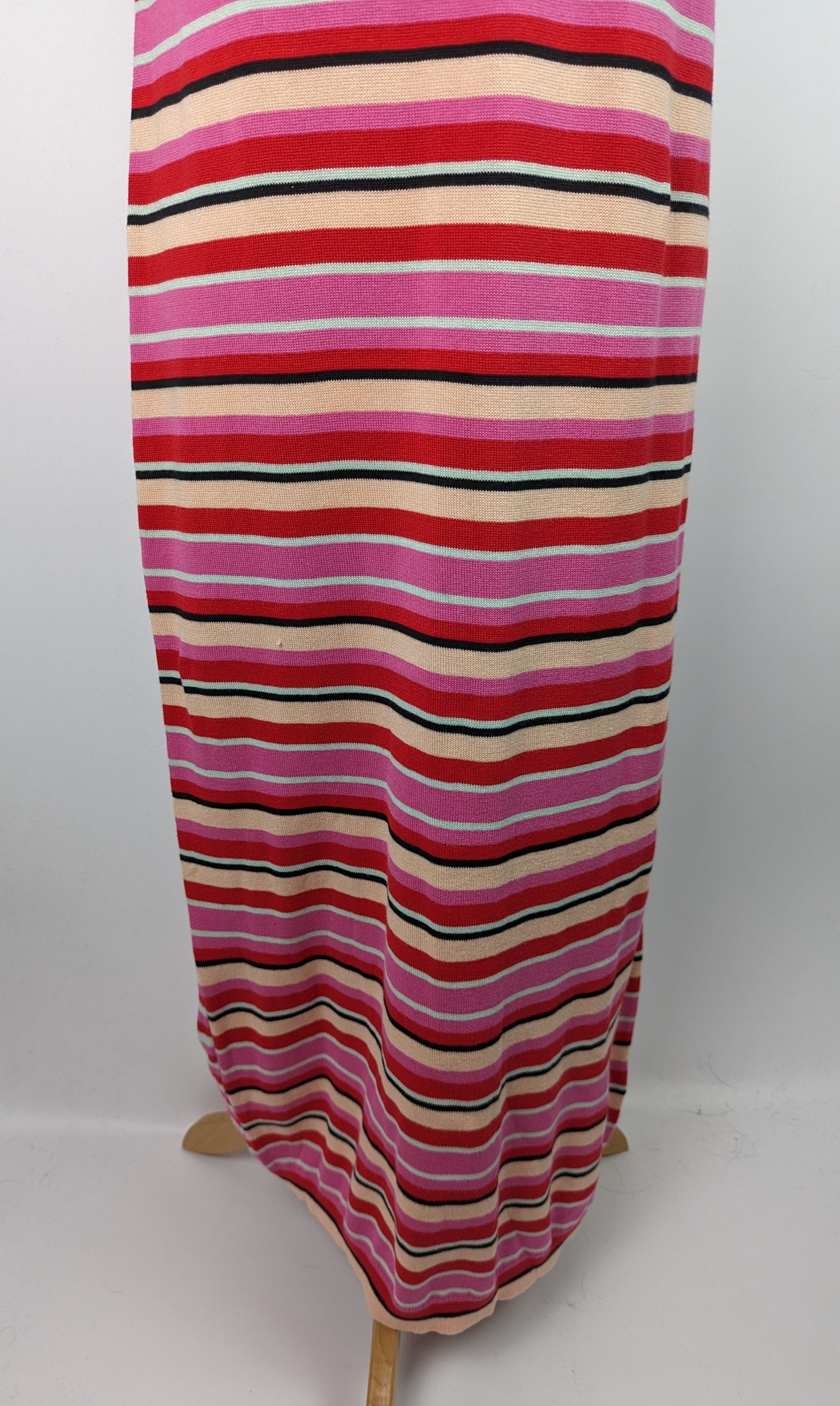 PS PAUL SMITH Womens Stripe Jersey Dress - Pink / Multi