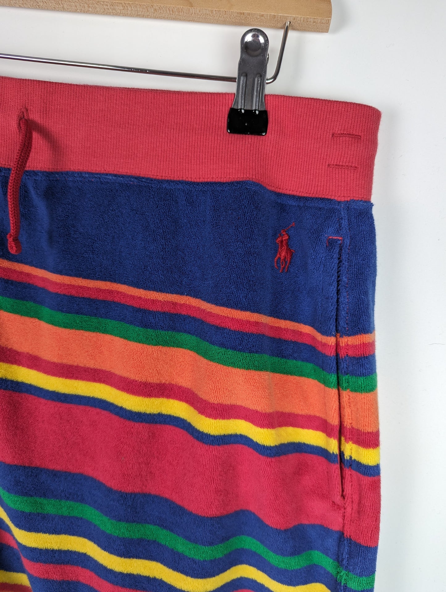 POLO RALPH LAUREN Womens Athletic Shorts - Multicoloured Striped