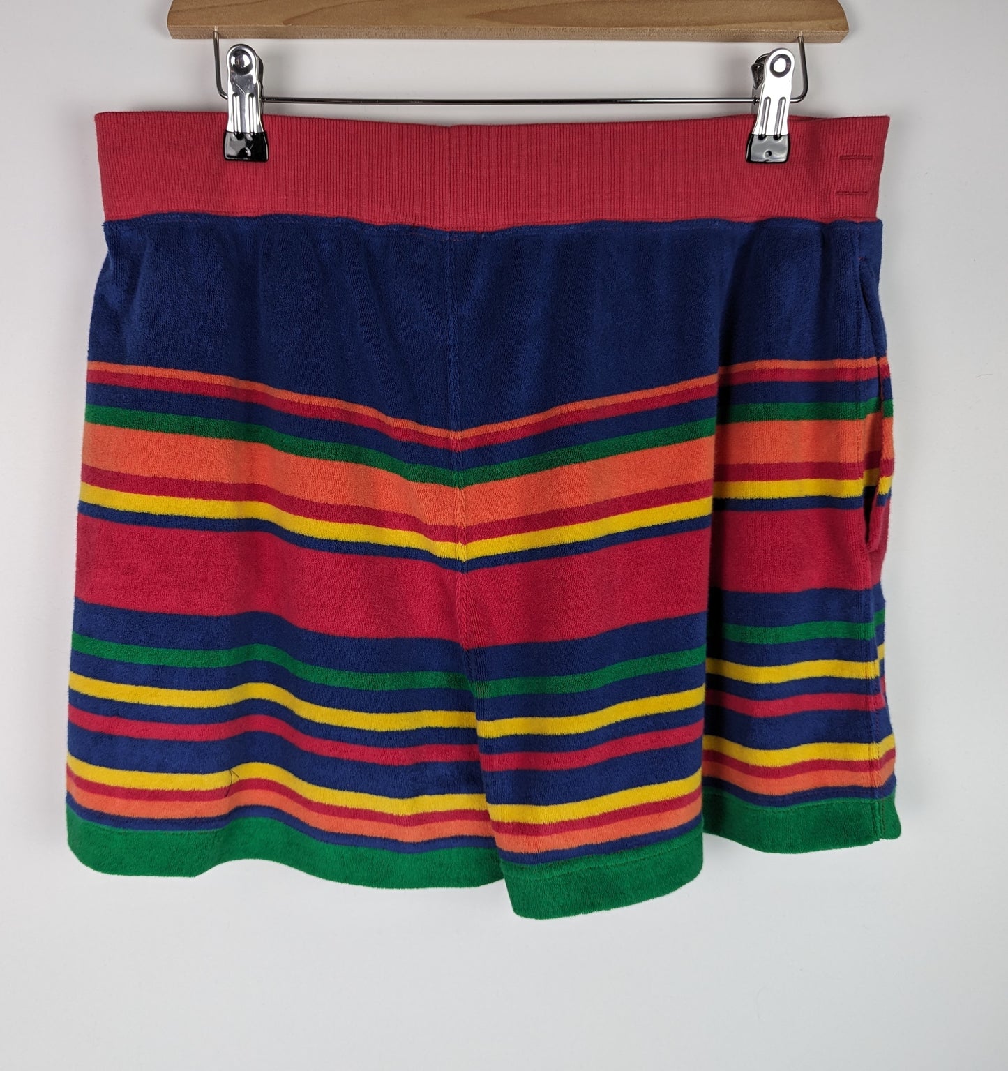 POLO RALPH LAUREN Womens Athletic Shorts - Multicoloured Striped