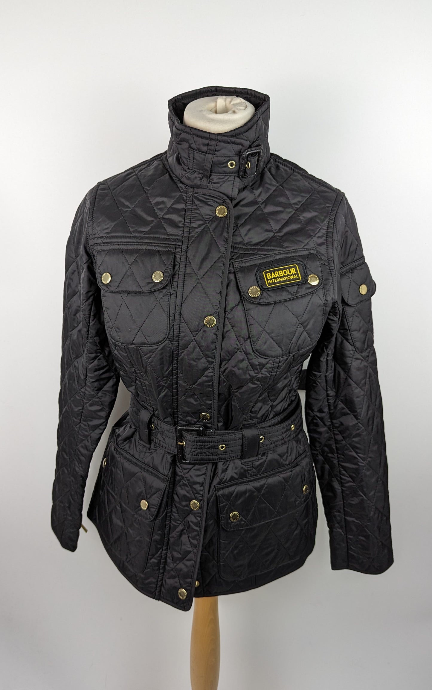 BARBOUR INTERNATIONAL Womens Quilted Jacket - Black