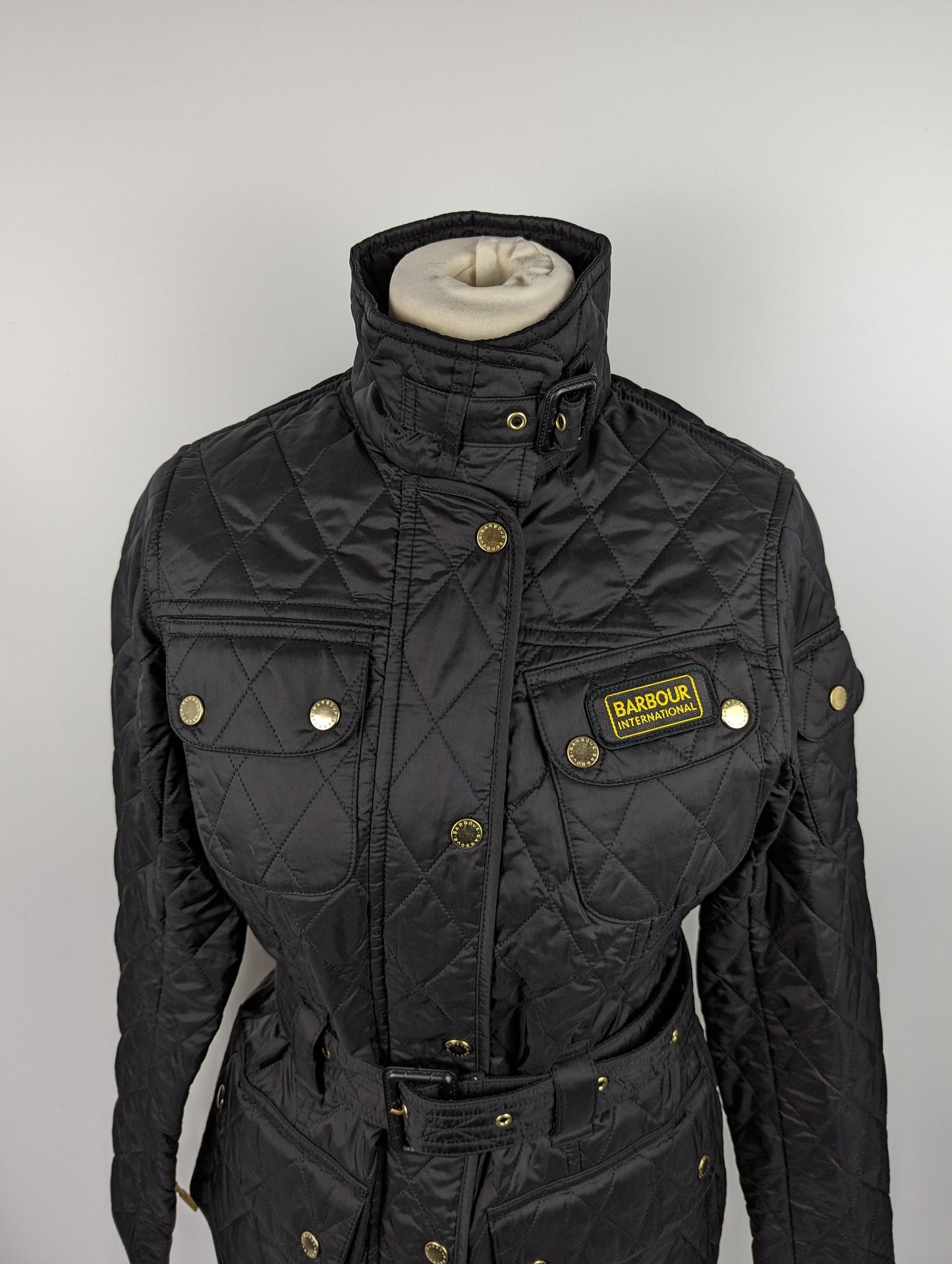 BARBOUR INTERNATIONAL Womens Quilted Jacket - Black