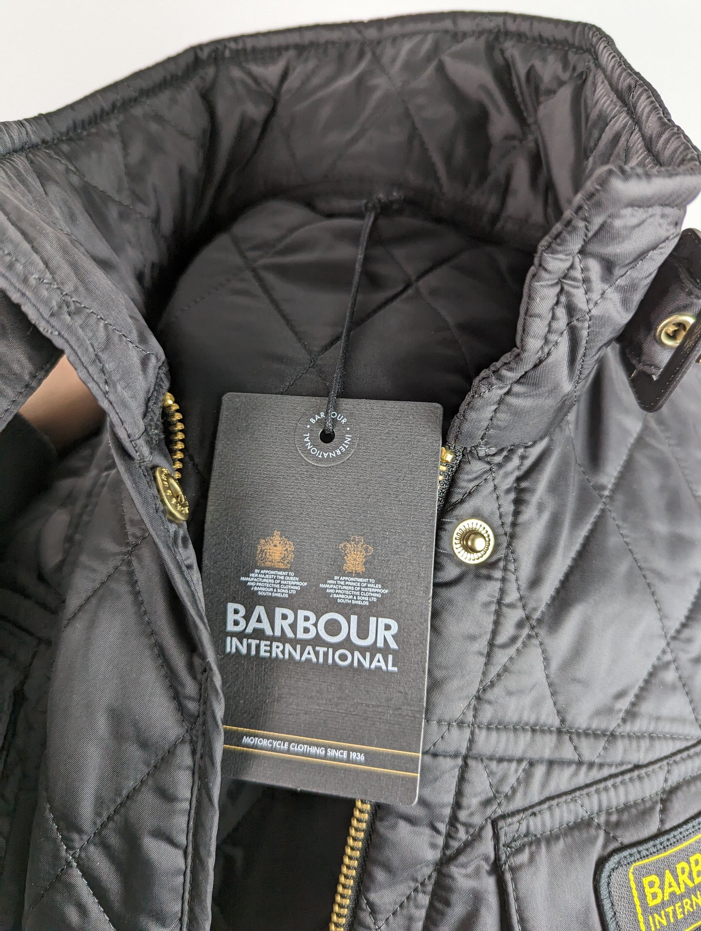 BARBOUR INTERNATIONAL Womens Quilted Jacket - Black