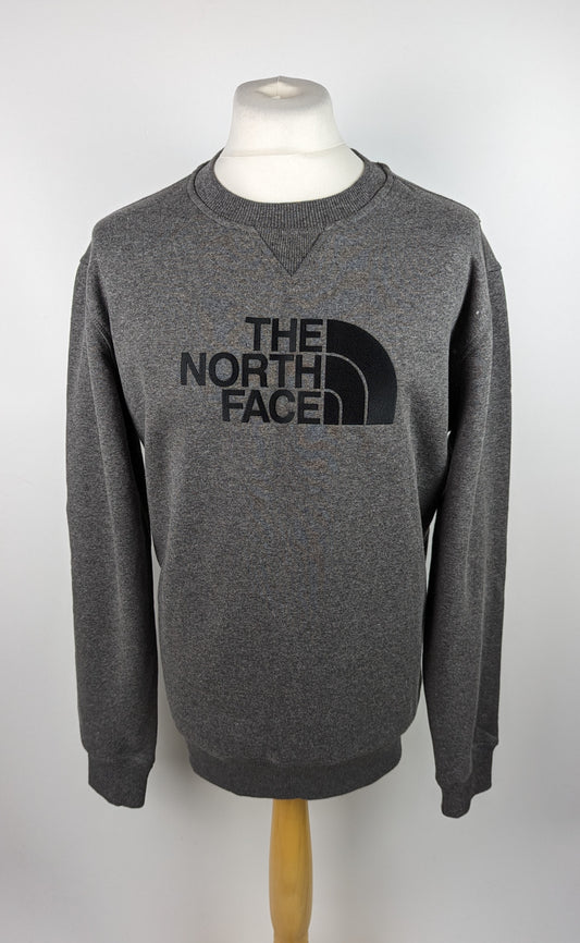 THE NORTH FACE Men's Drew Peak Jumper- Medium Grey Heather