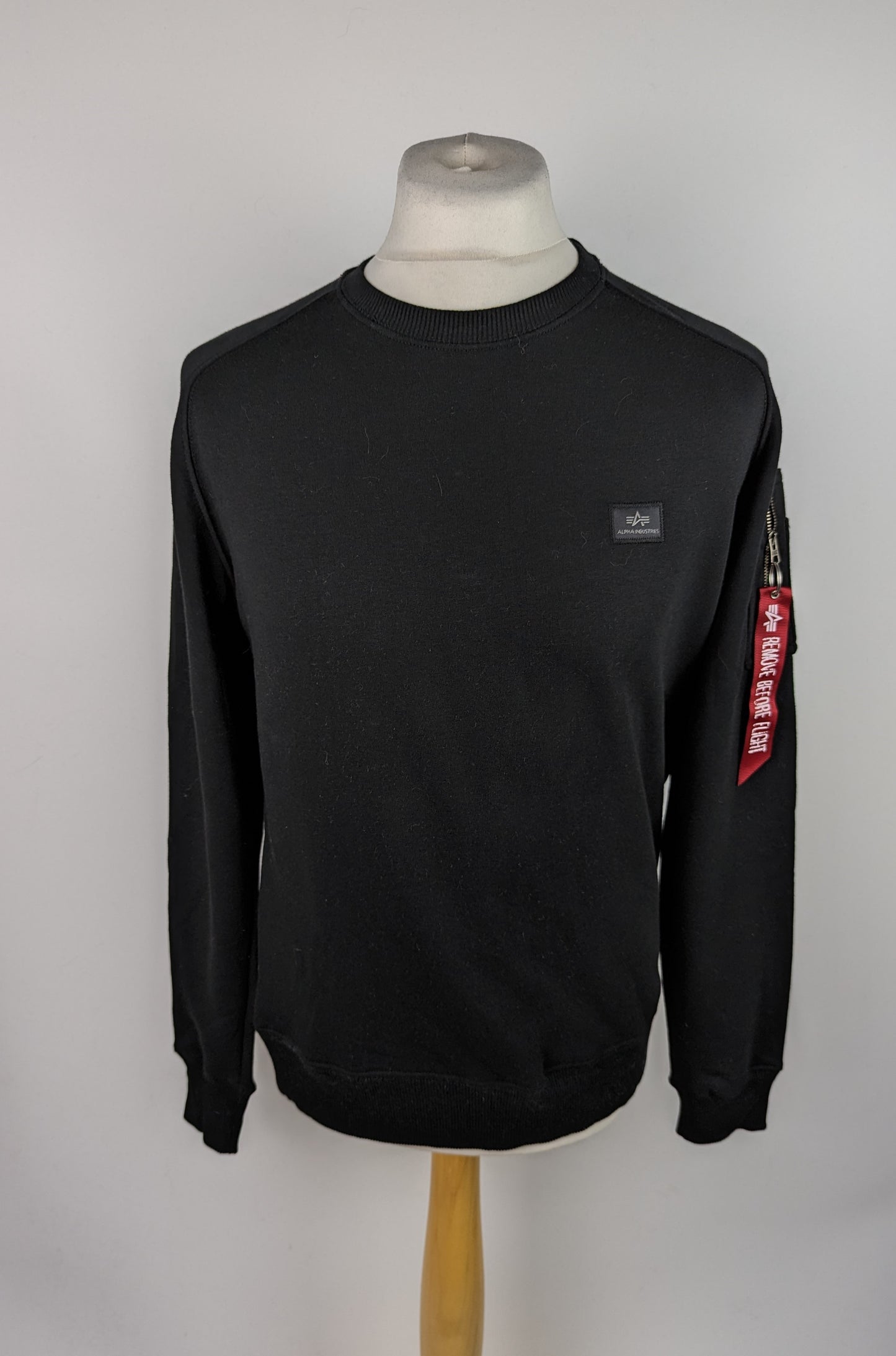 ALPHA INDUSTRIES Mens X-Fit Jumper- Black