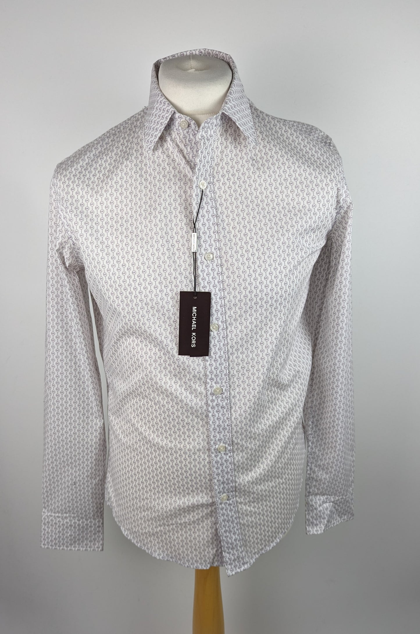 MICHAEL KORS Mens Charm Stripe Shirt - Lilac