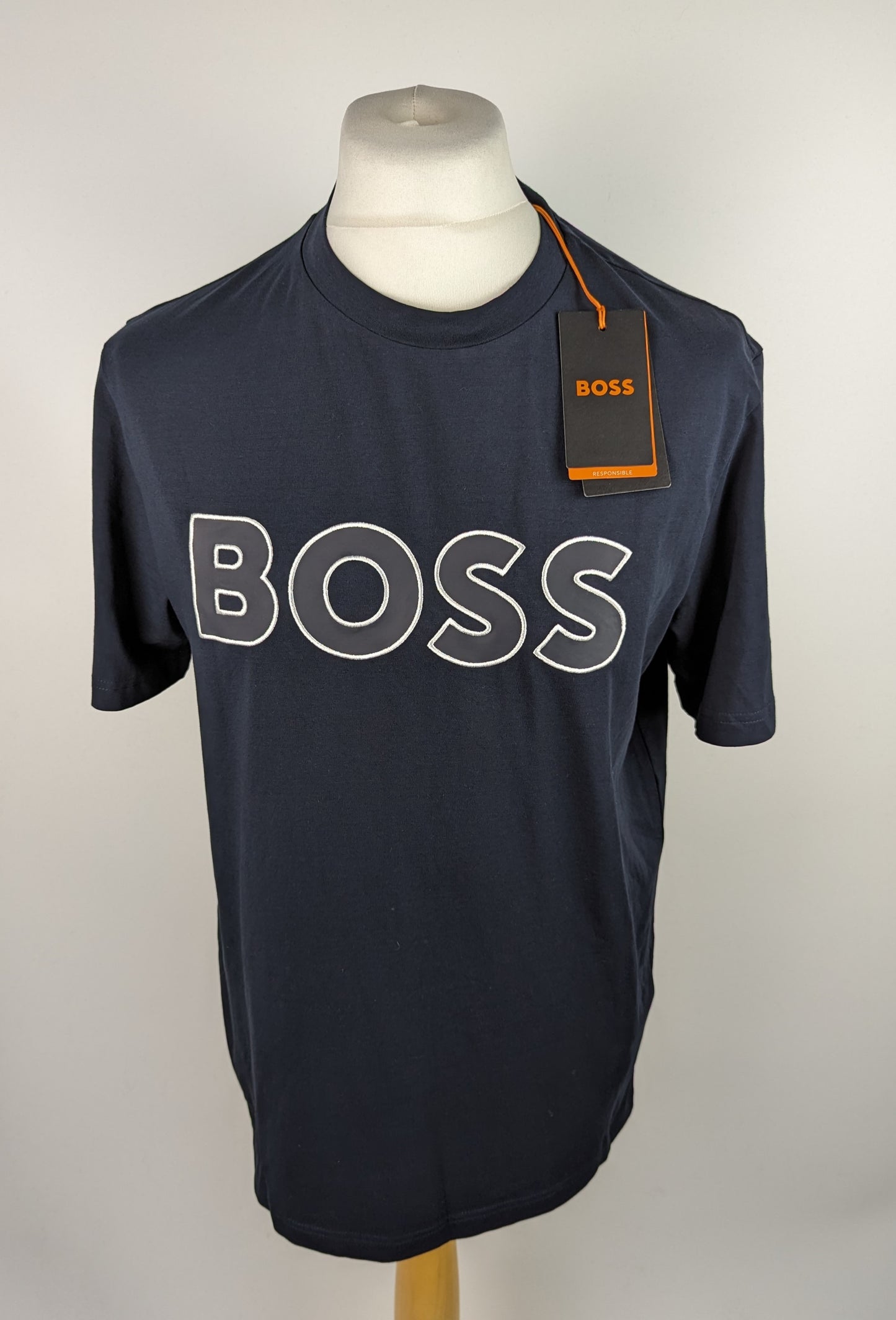 BOSS Mens Telogox T-Shirt - Navy Blue