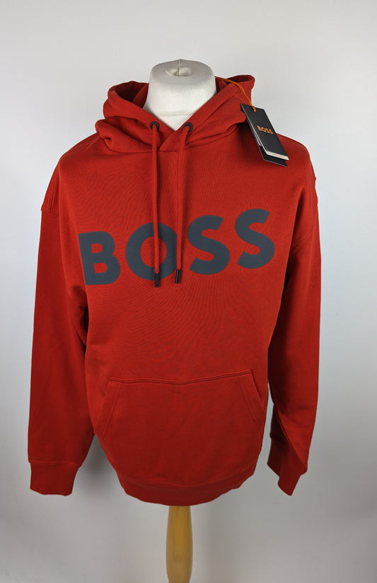 BOSS Mens Webasic Hoodie - Red