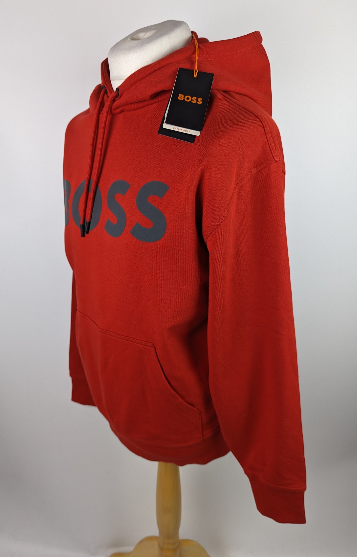 BOSS Mens Webasic Hoodie - Red