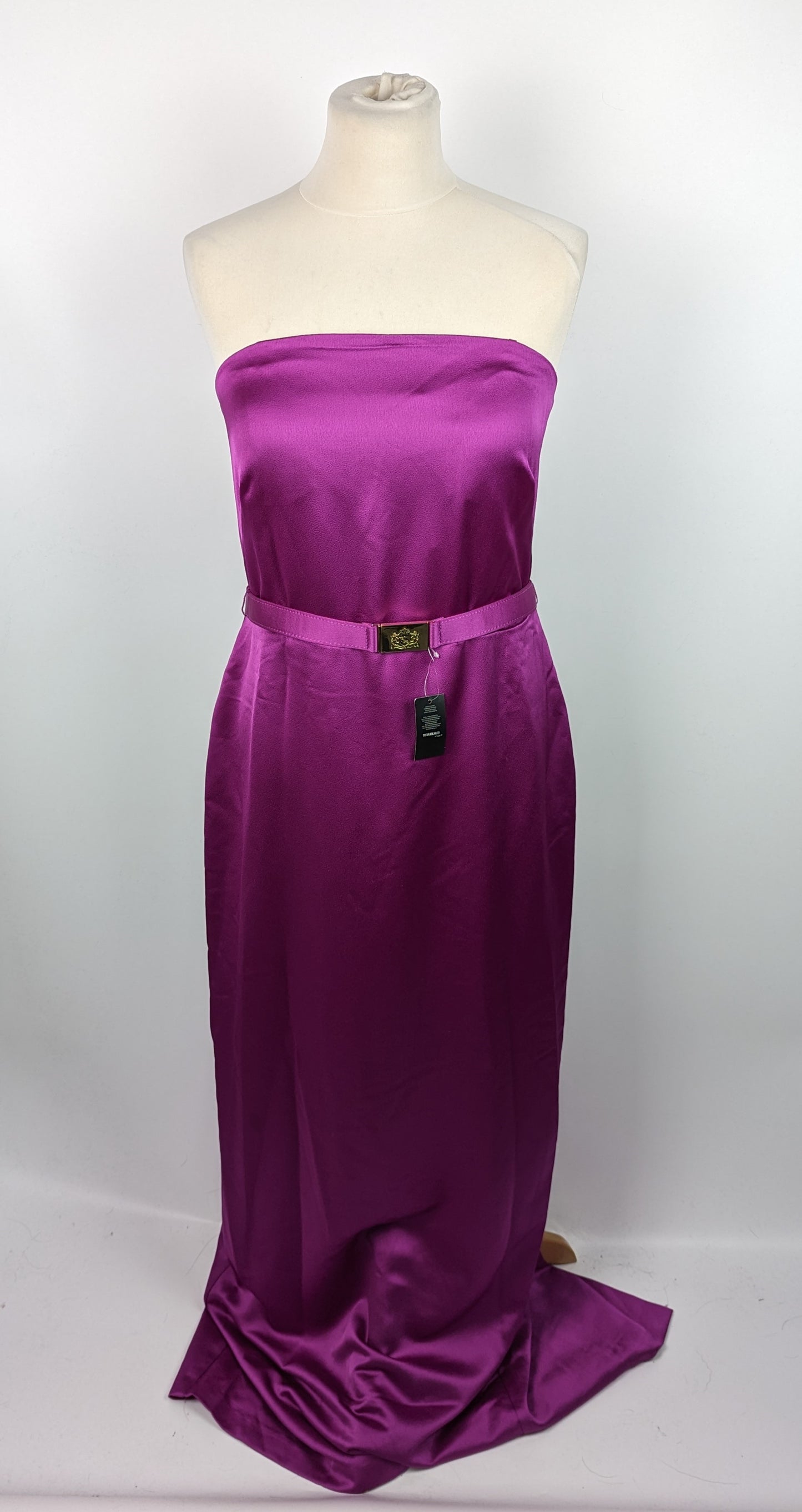 Lauren Ralph Lauren Viljamy Strapless Formal Dress - Bright Fuchsia