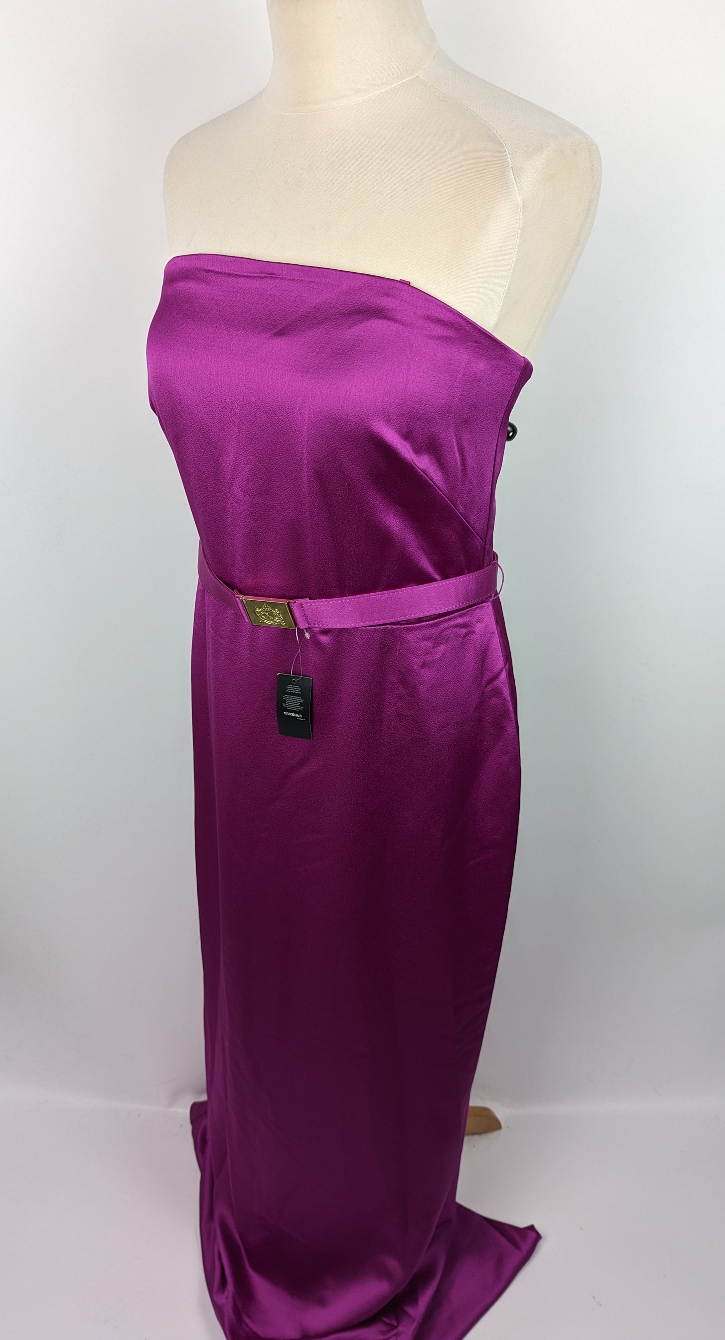 Lauren Ralph Lauren Viljamy Strapless Formal Dress - Bright Fuchsia