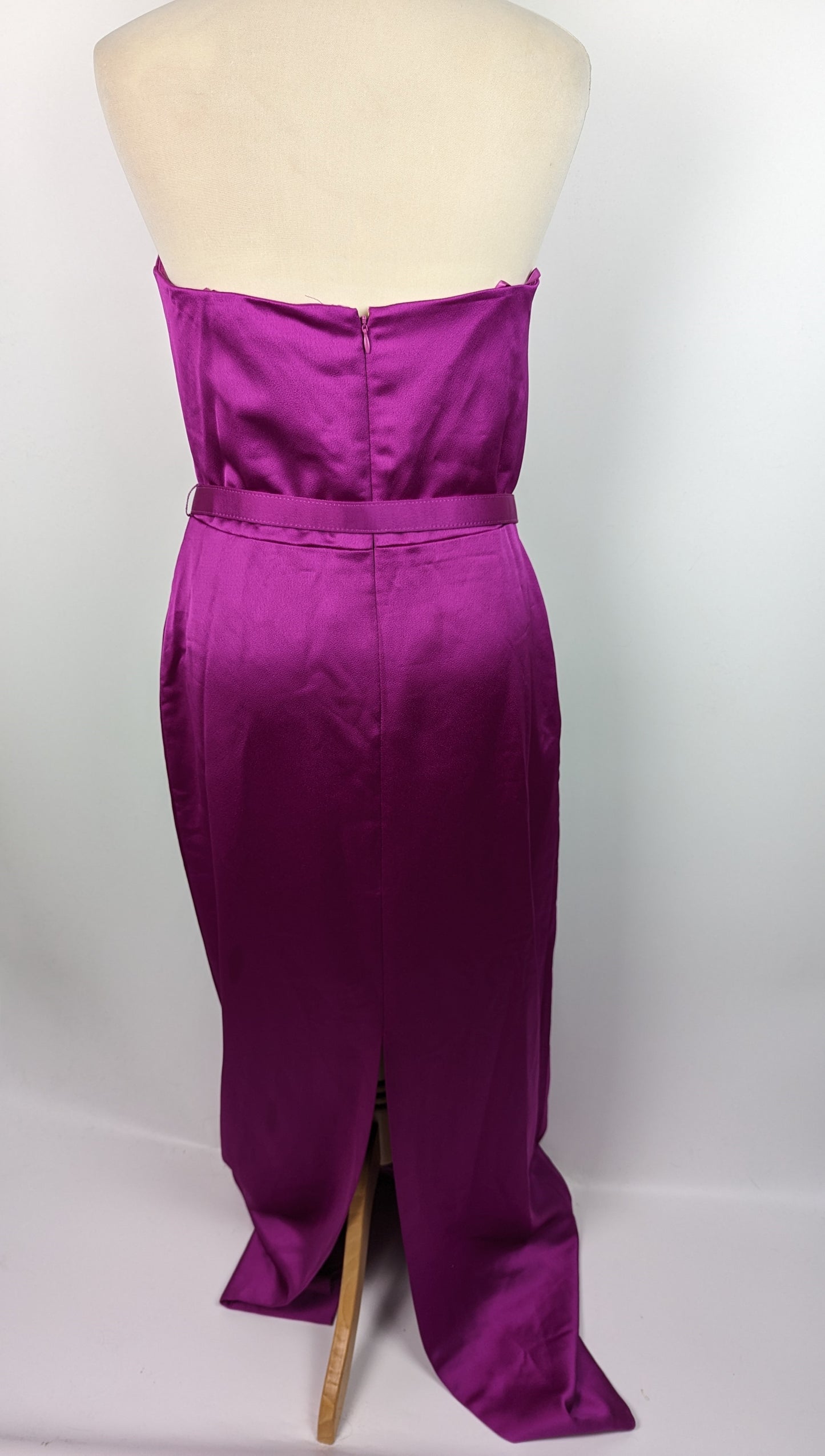 Lauren Ralph Lauren Viljamy Strapless Formal Dress - Bright Fuchsia