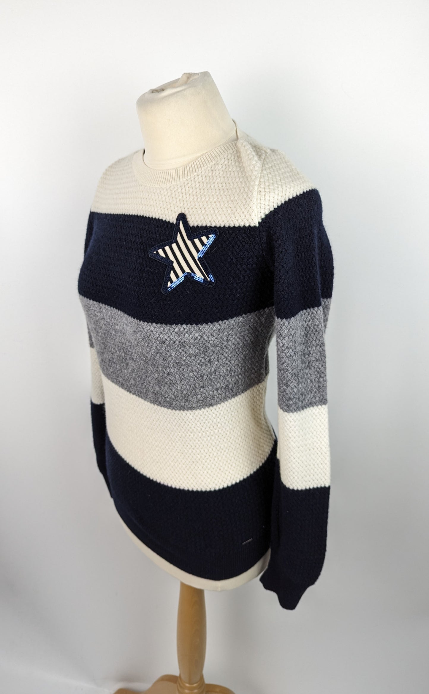 PAUL & SHARK Womens Knit Jumper - Blue / White