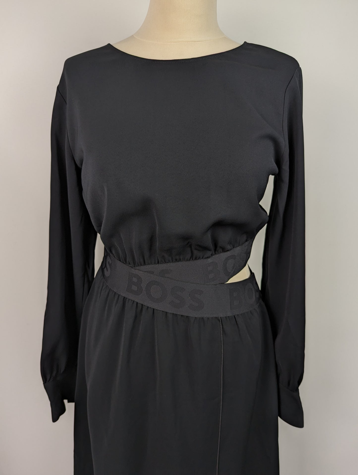 BOSS Womens DEDAGA Midi Dress - Black