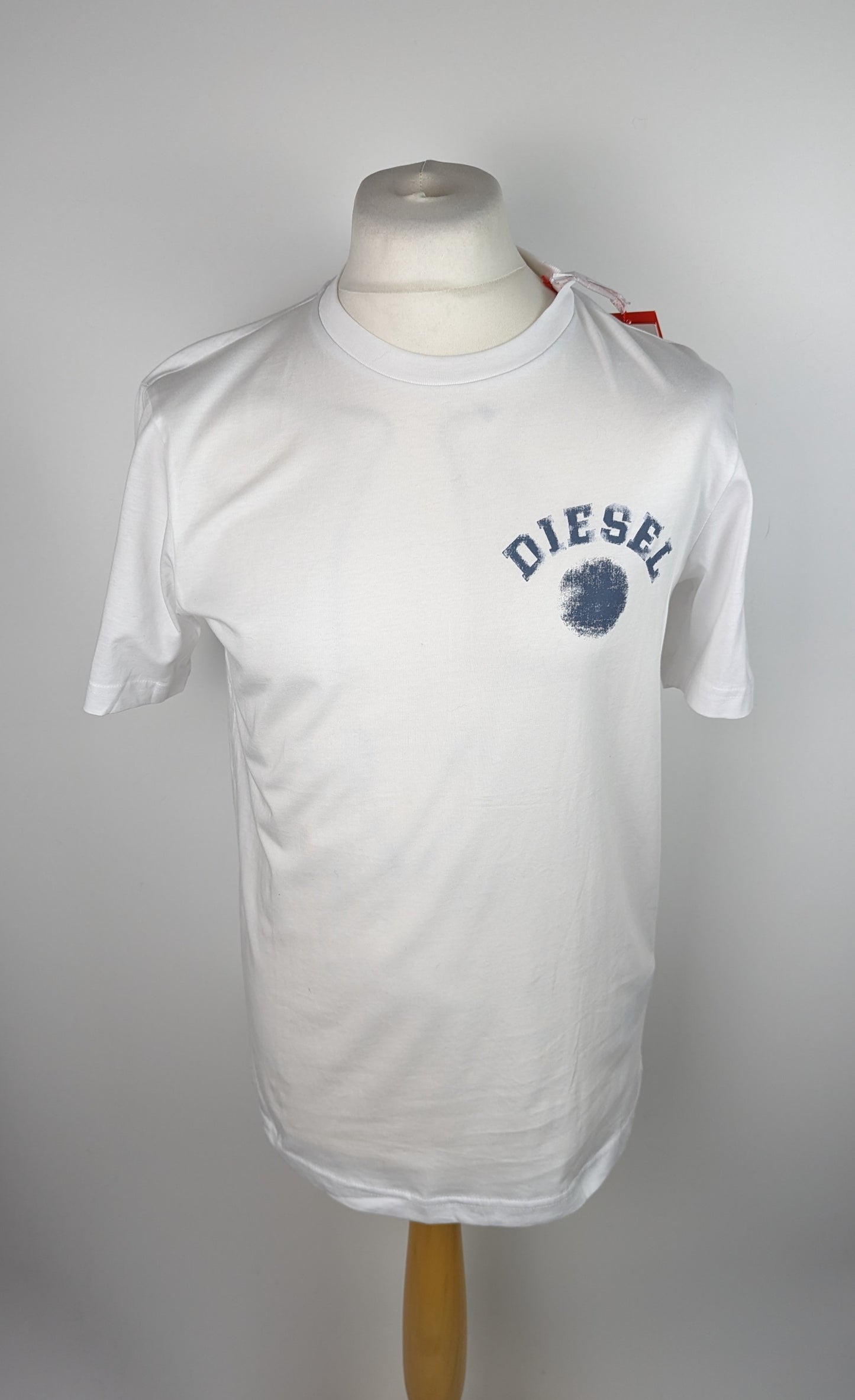 DIESEL Men's Circle Back Print T-Shirt - White