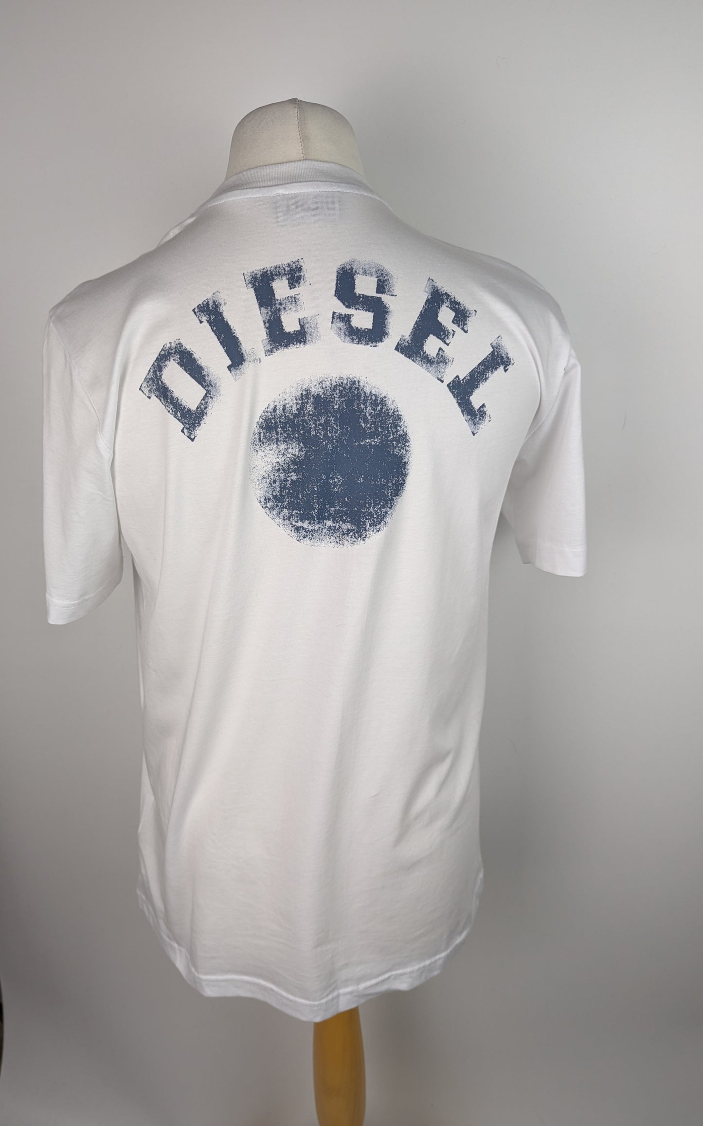 DIESEL Men's Circle Back Print T-Shirt - White