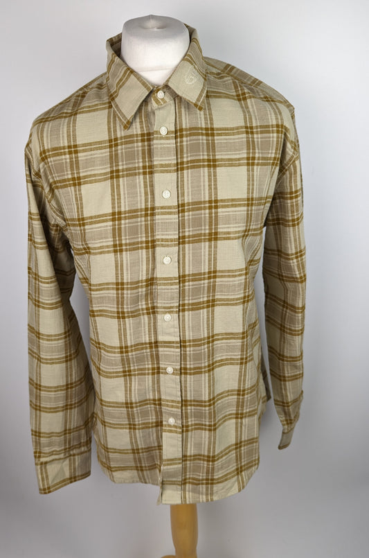 DIESEL Men's Check Flannel Shirt - Beige