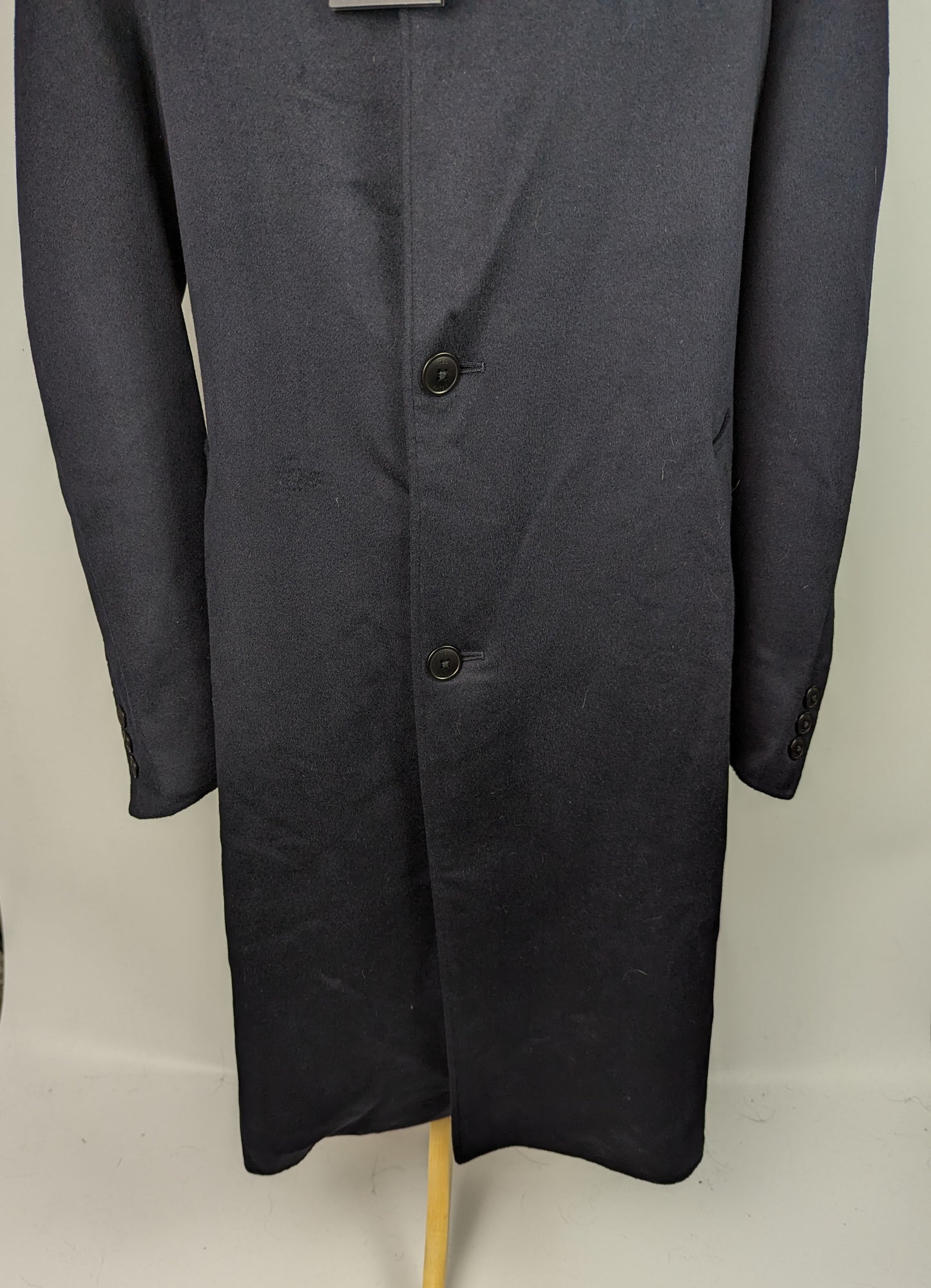 TED BAKER Men's Powpow Wool Blend Coat - Navy Blue