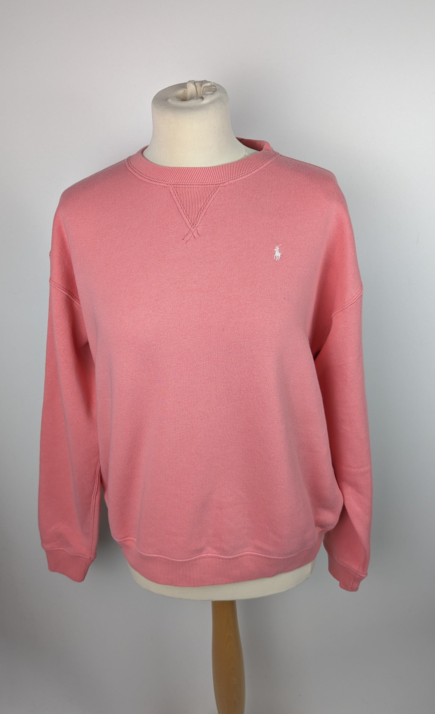 POLO RALPH LAUREN Womens Fleece Crew Sweatshirt - Pink