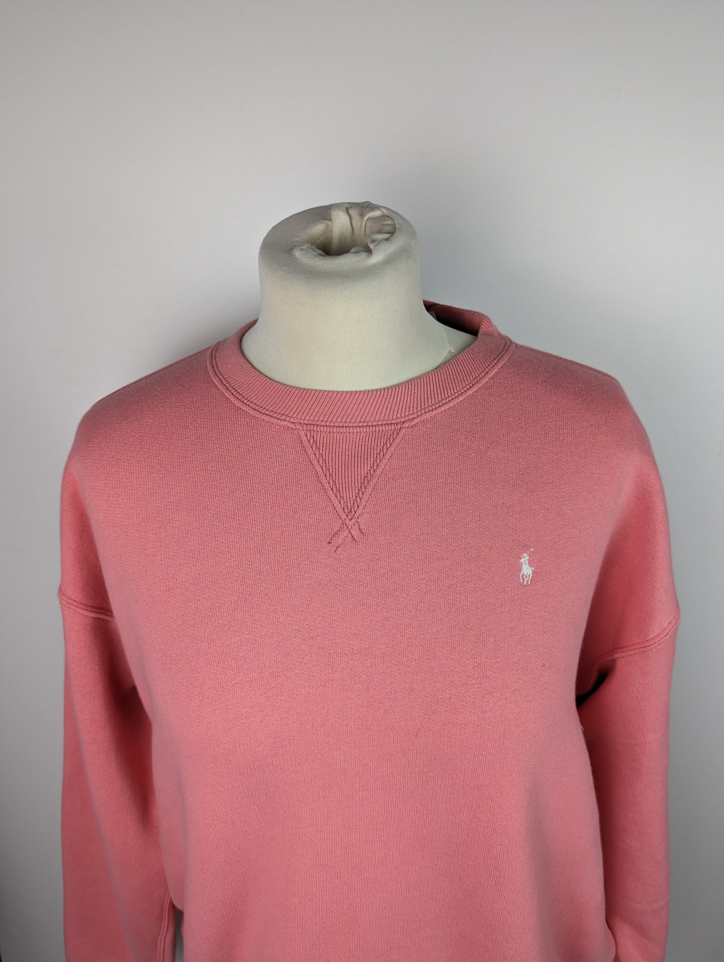 POLO RALPH LAUREN Womens Fleece Crew Sweatshirt - Pink