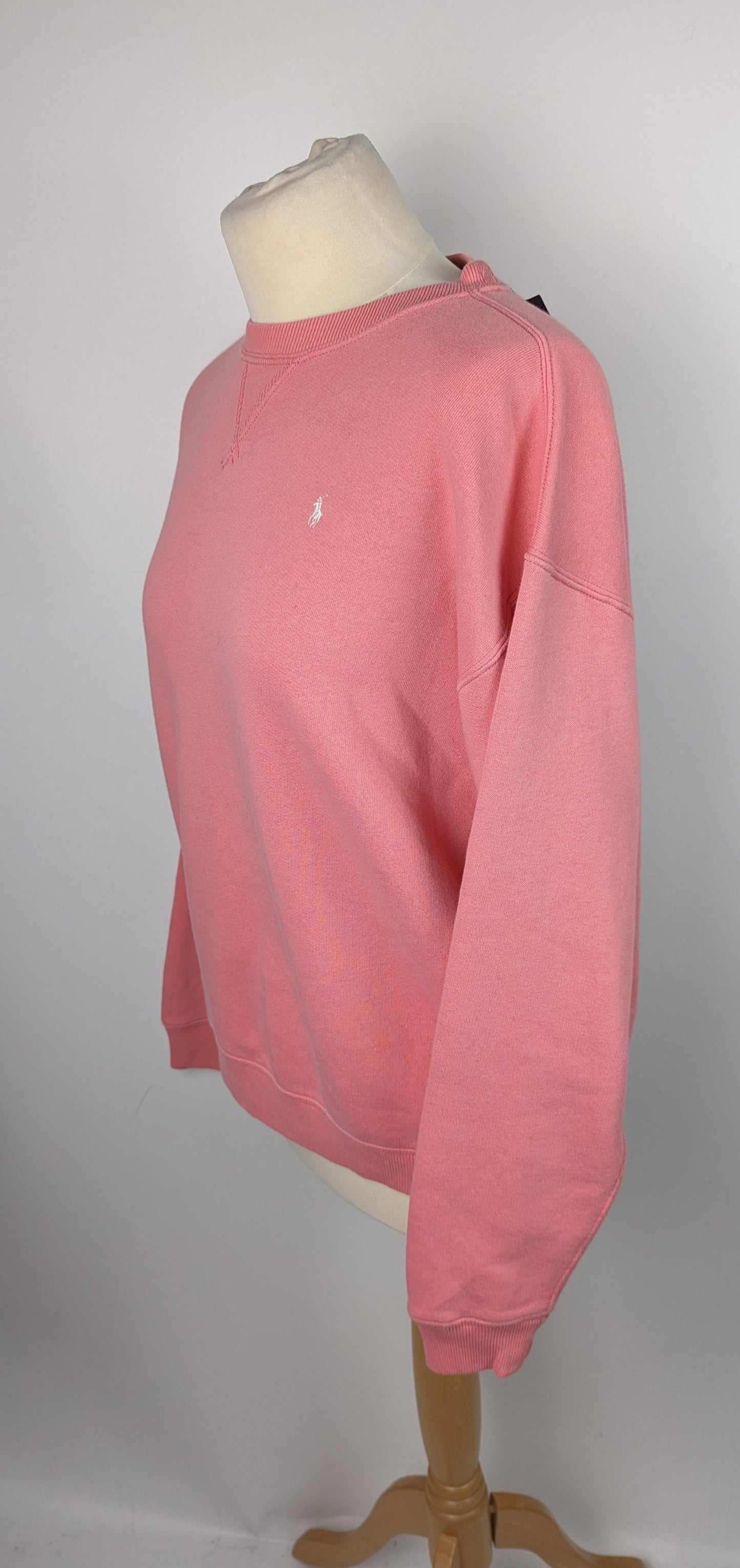 POLO RALPH LAUREN Womens Fleece Crew Sweatshirt - Pink